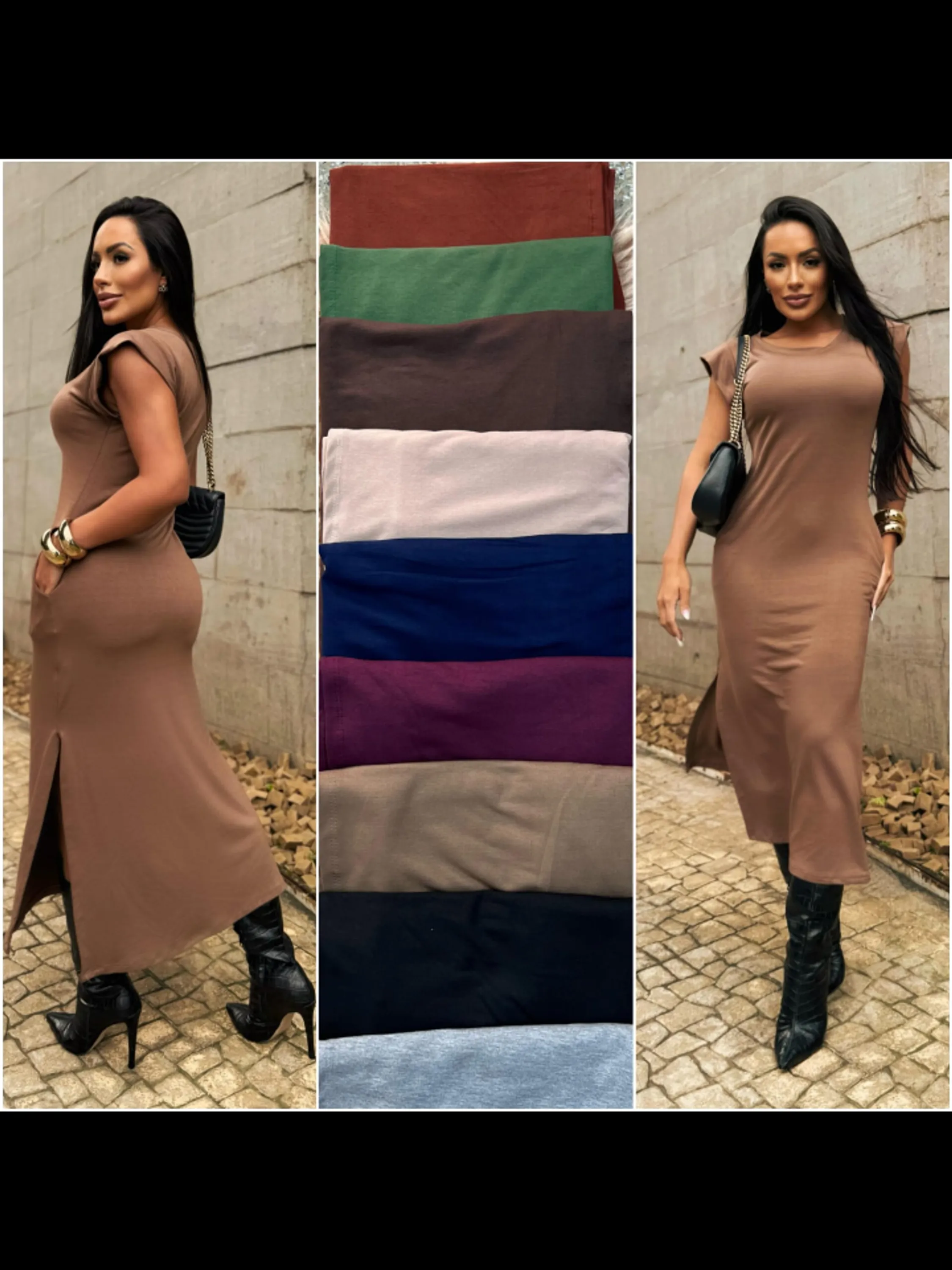 Vestido Muscle feminino Midi (116)