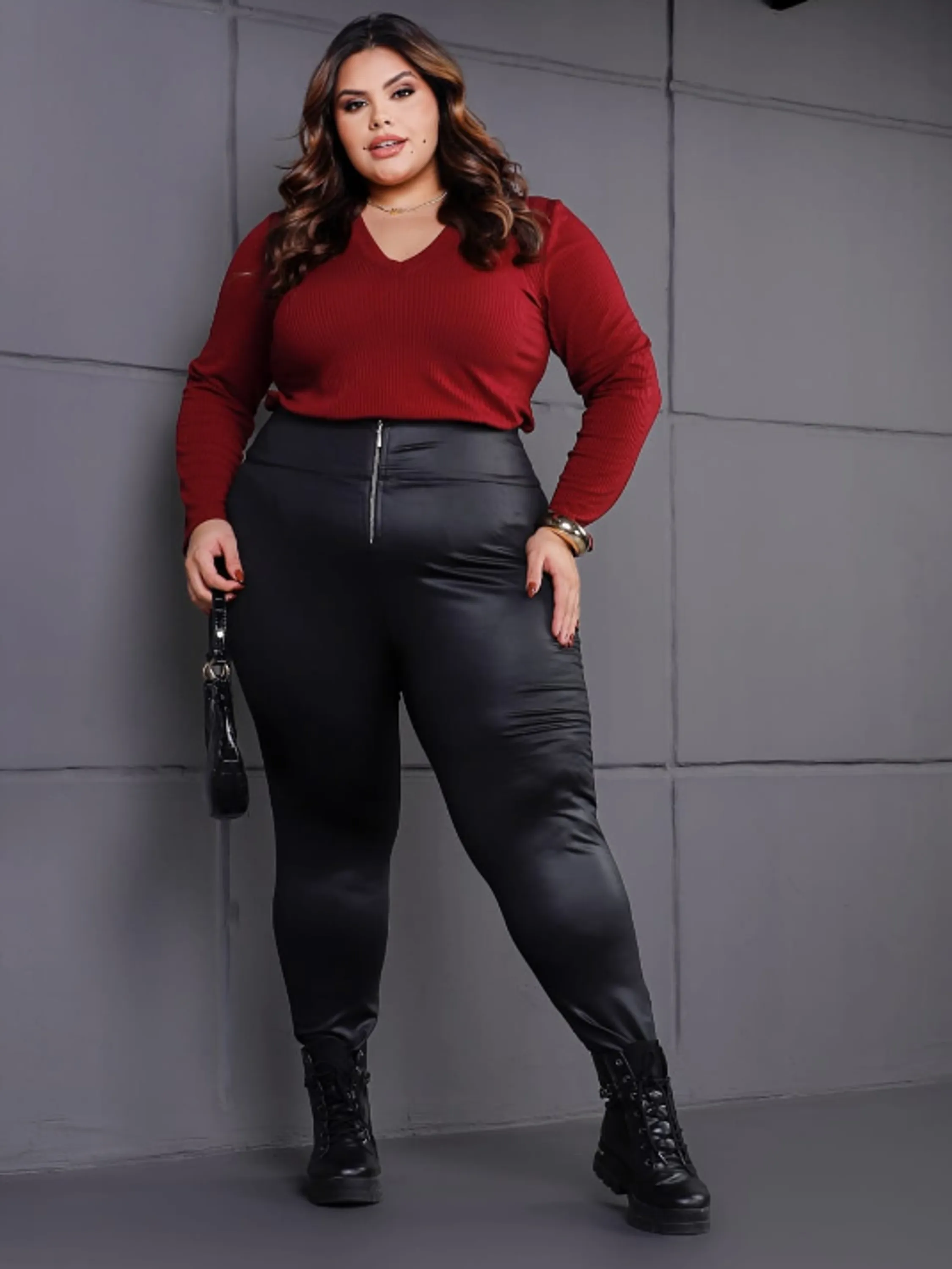 Calça legging feminina Plus size (52)