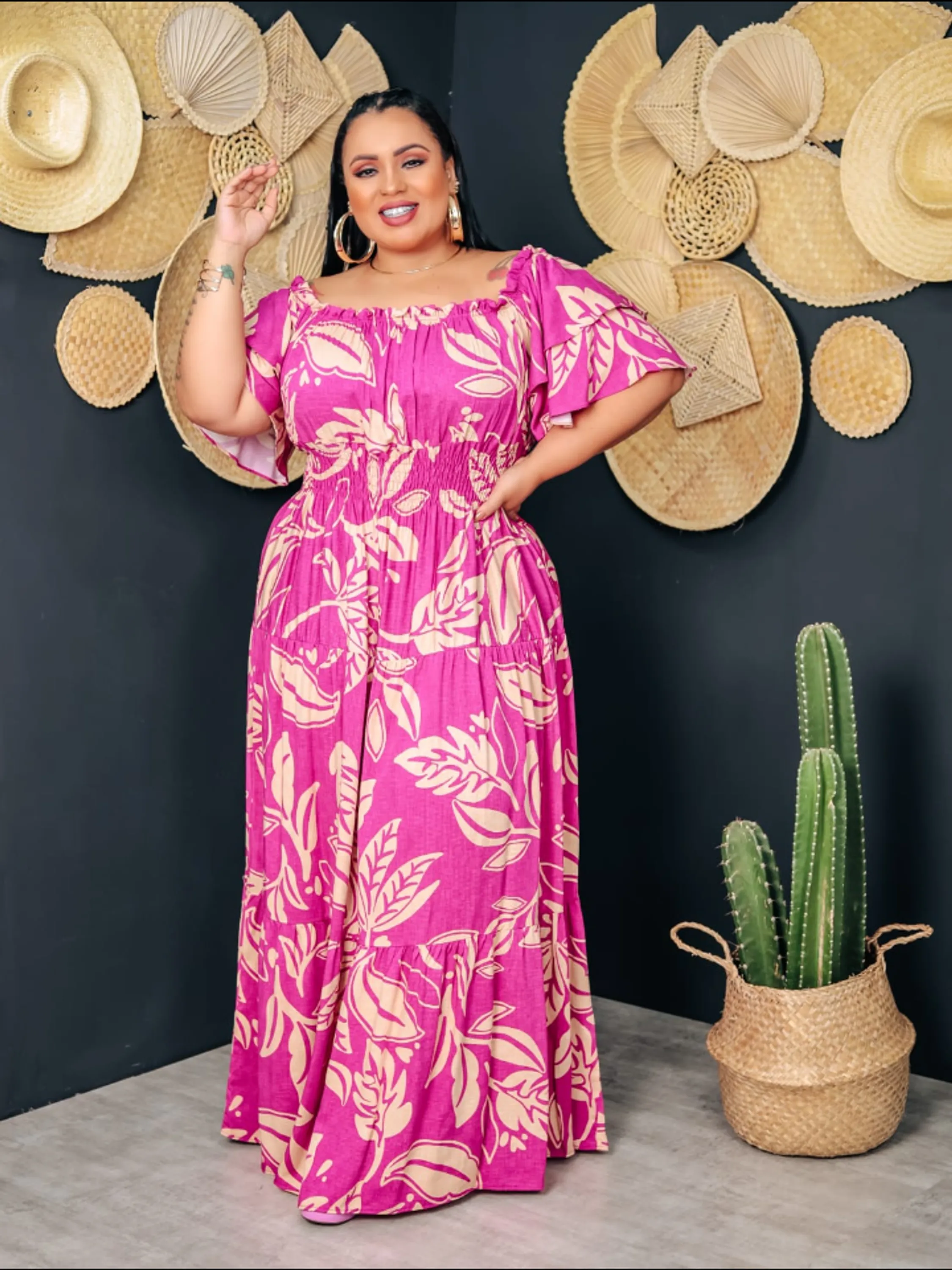 Vestido cigana plus size tamanhos único (32)