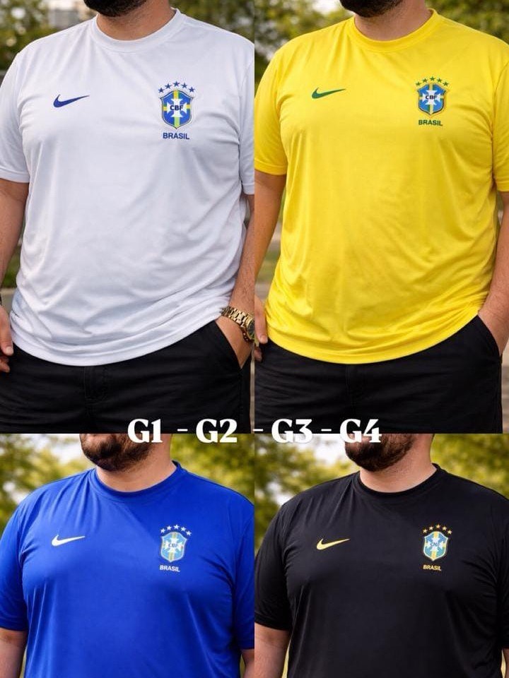 Camiseta Plus size do Brasil manga curta