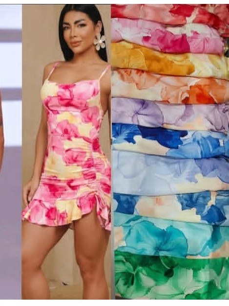 Vestido feminino de alcinha com bojo (191)