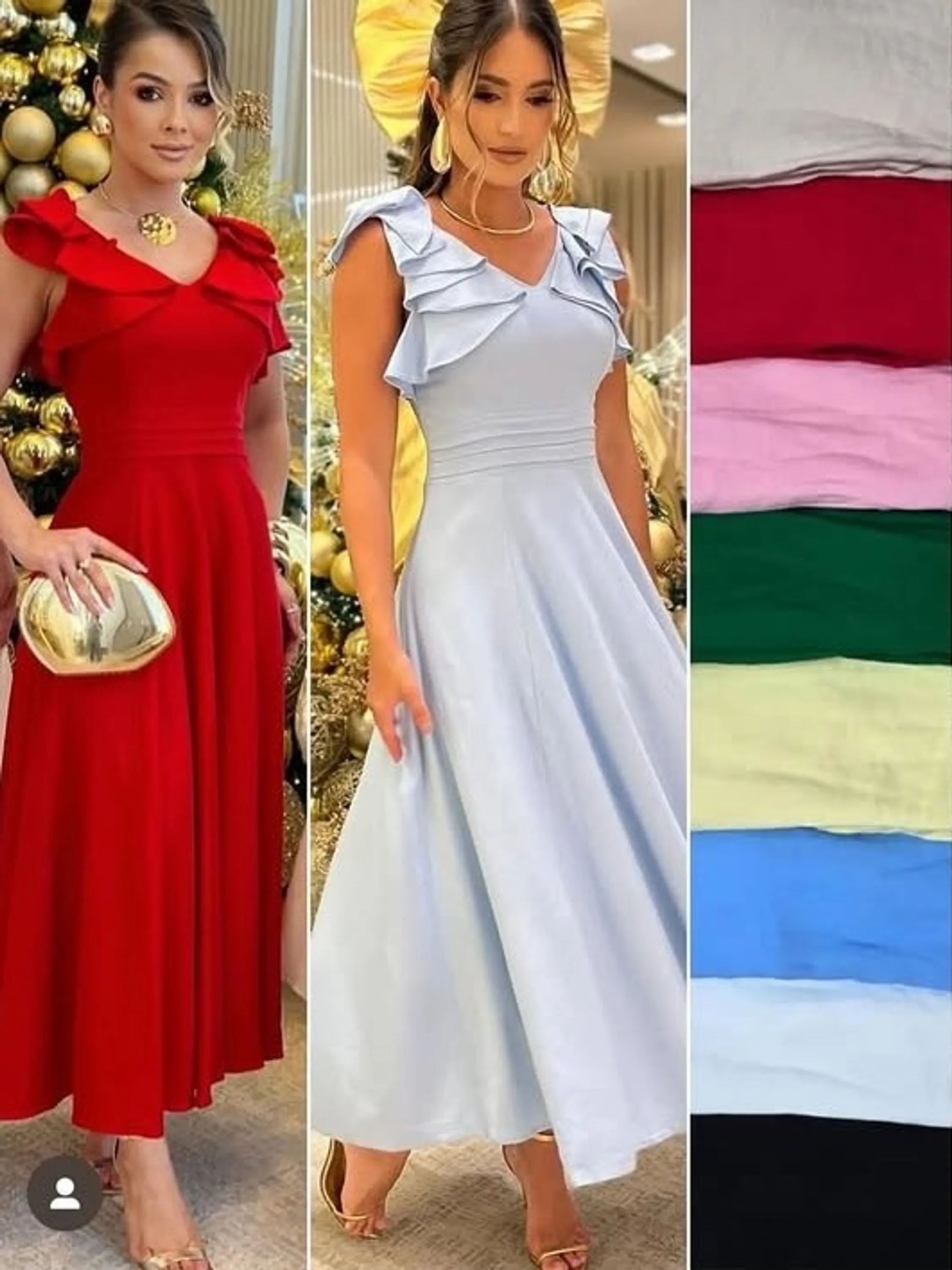 Vestido longo feminino com bojo (14)