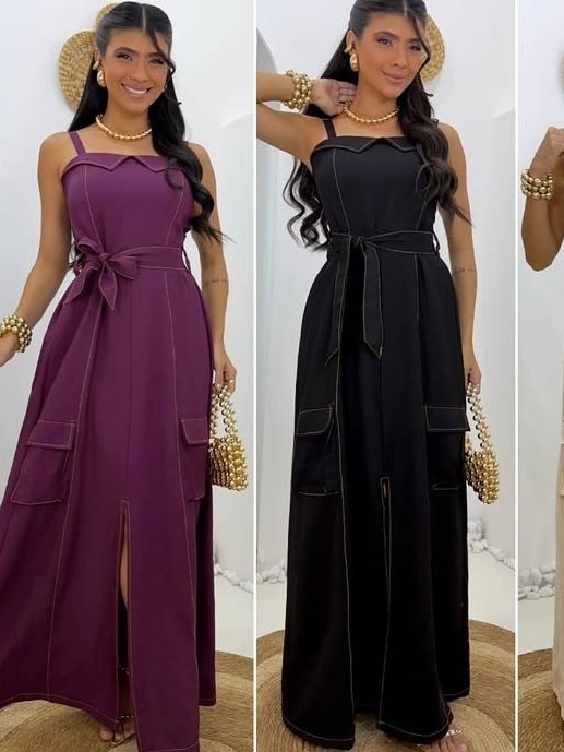 Vestido longo feminino com bojo (14)