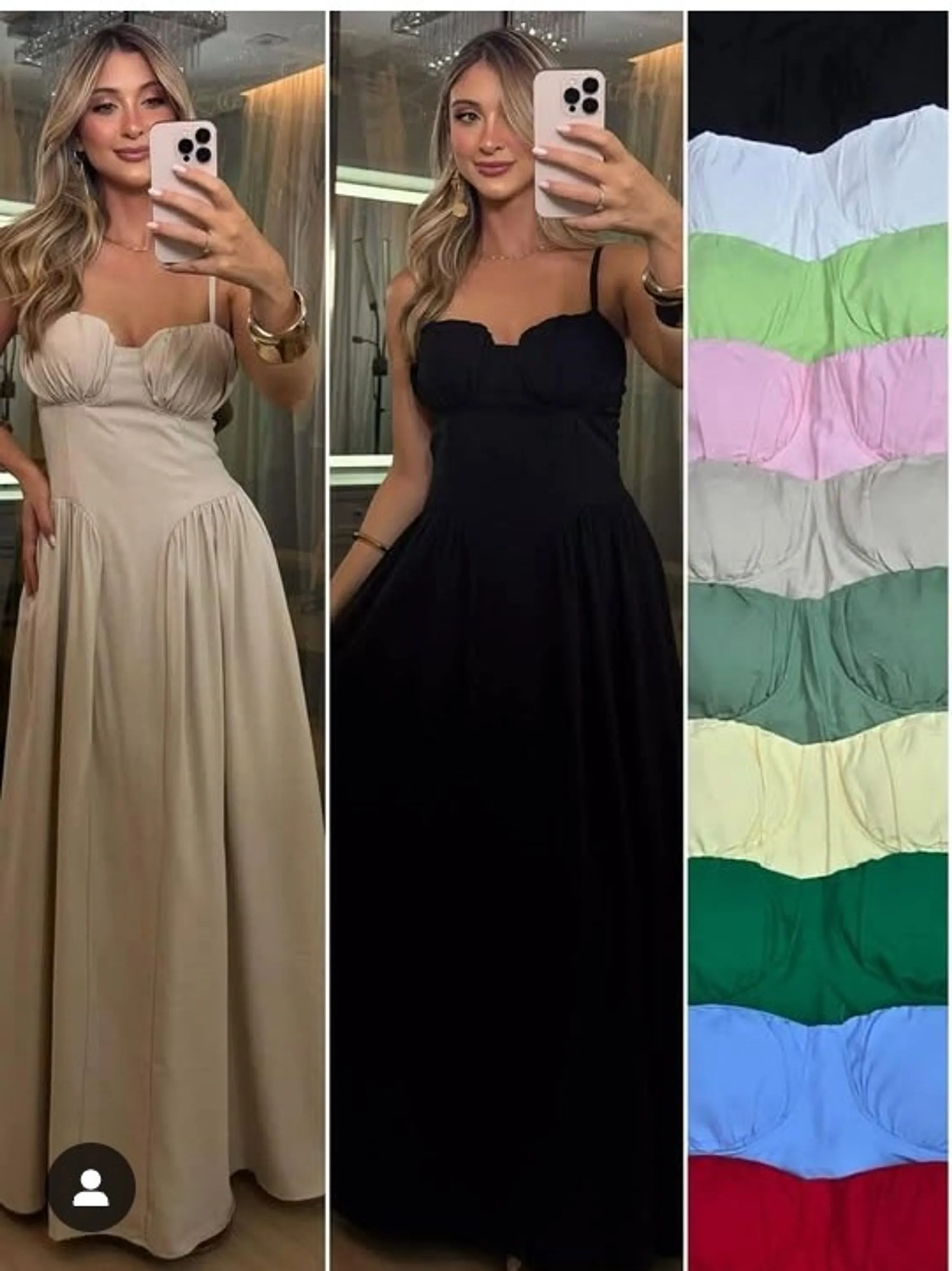 Vestido com bojo longo de alcinha feminino (14)