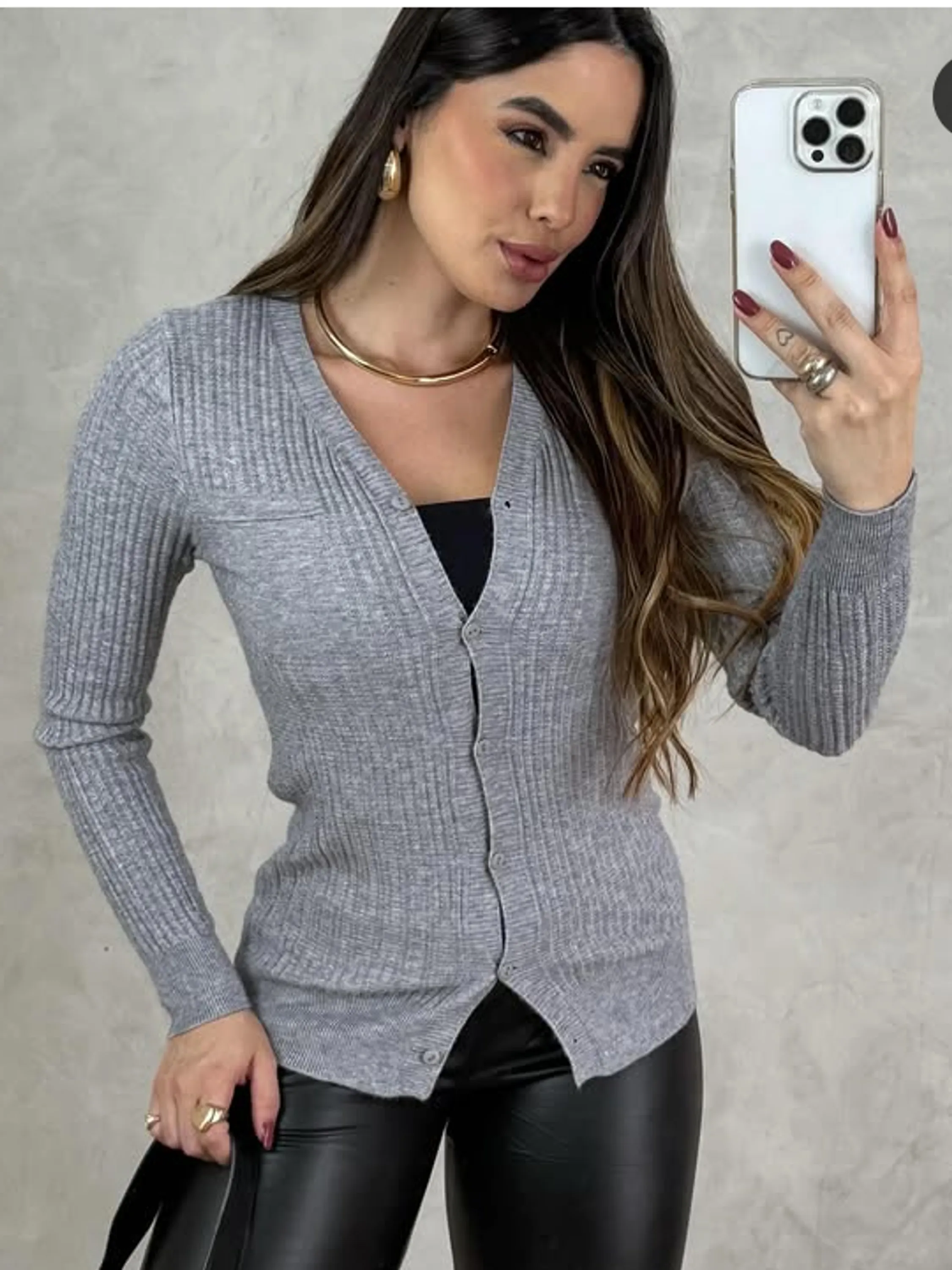 Blusa feminina com botão (14)