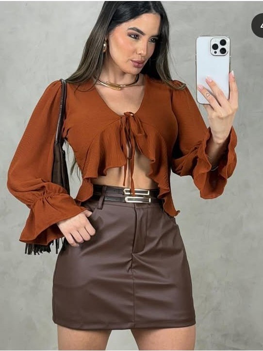 Blusinha bata feminina na promoção