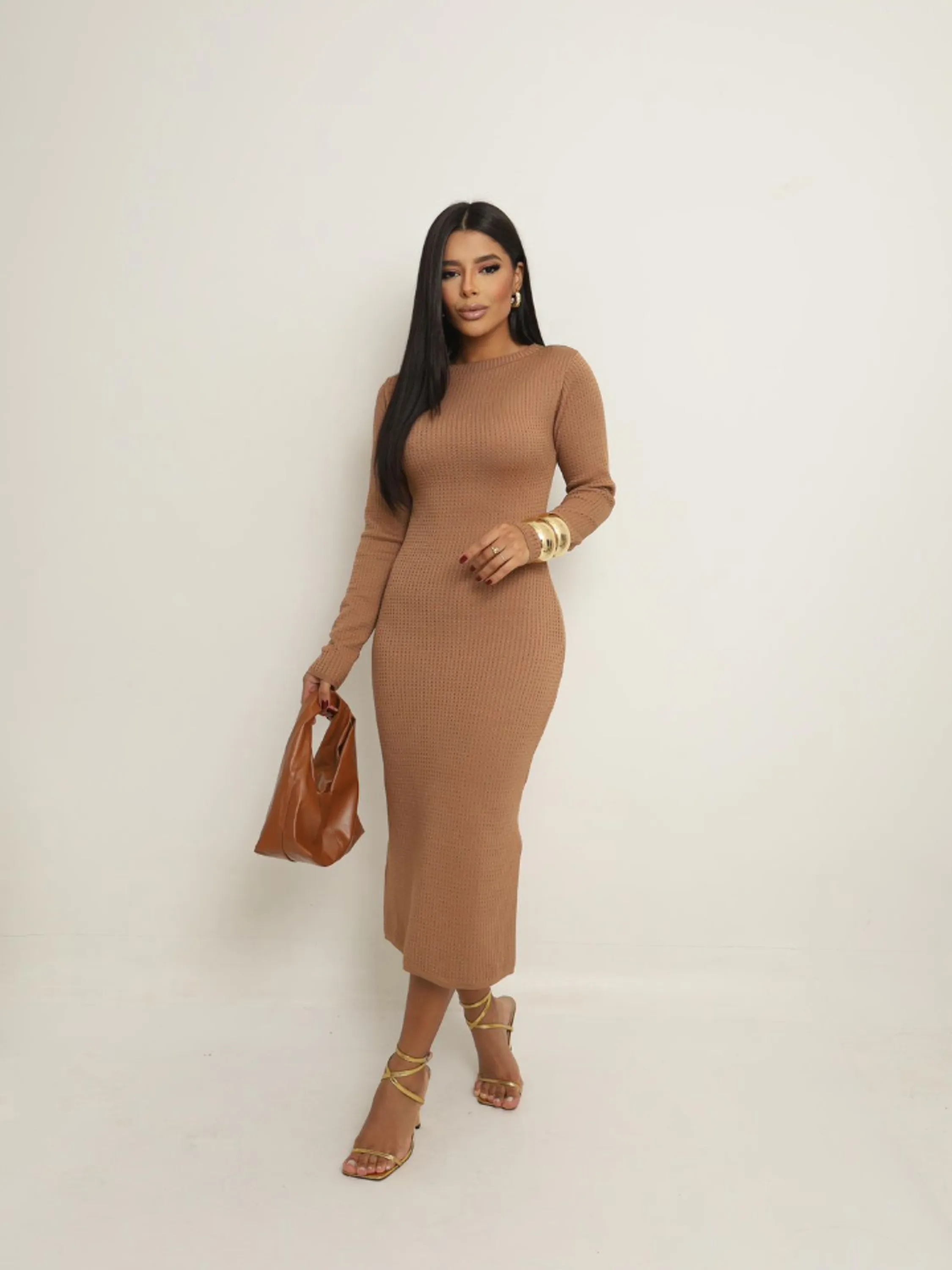 Vestido MIDI feminino (107)