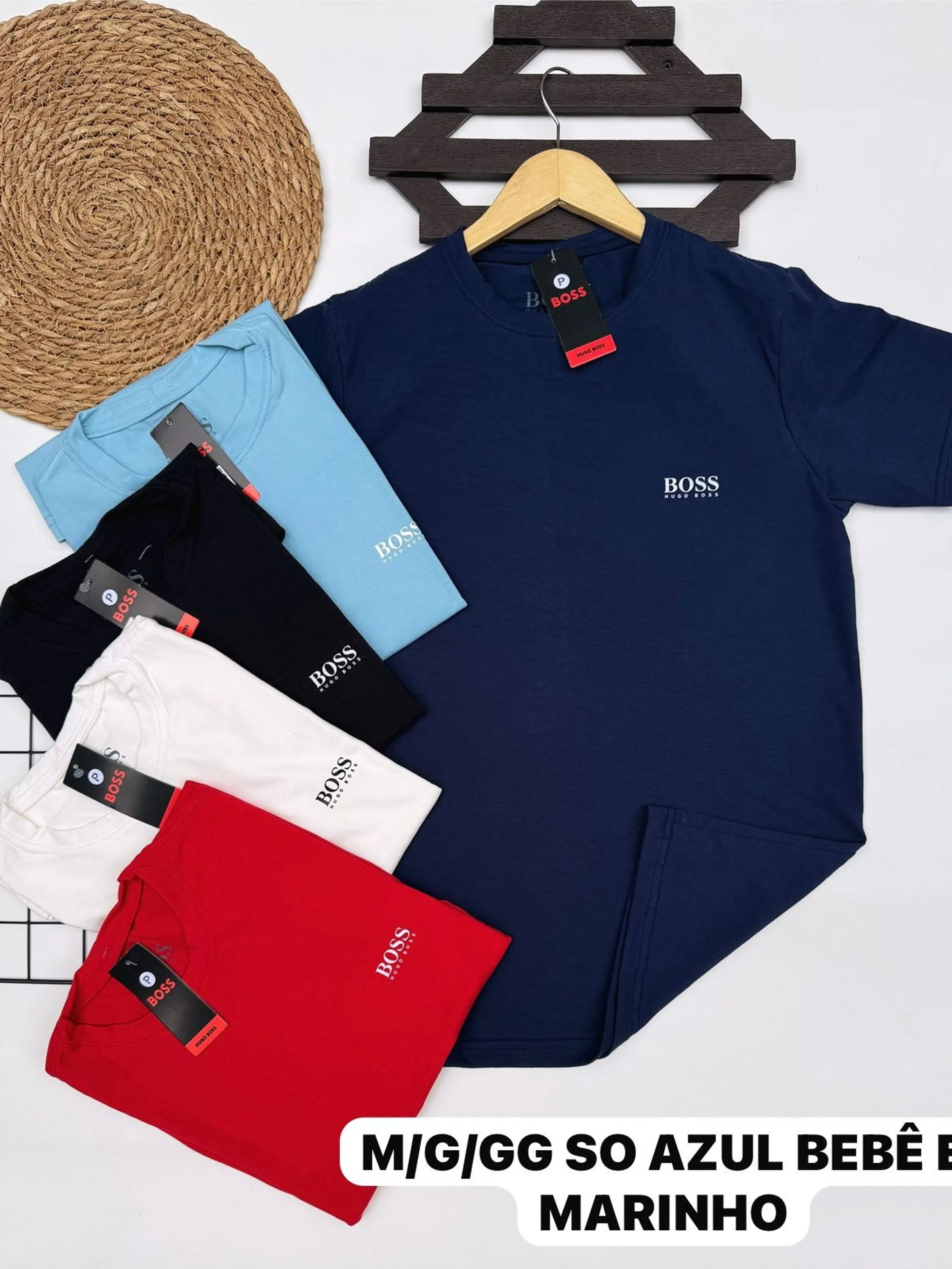 Camiseta masculina manga curta 1 linha