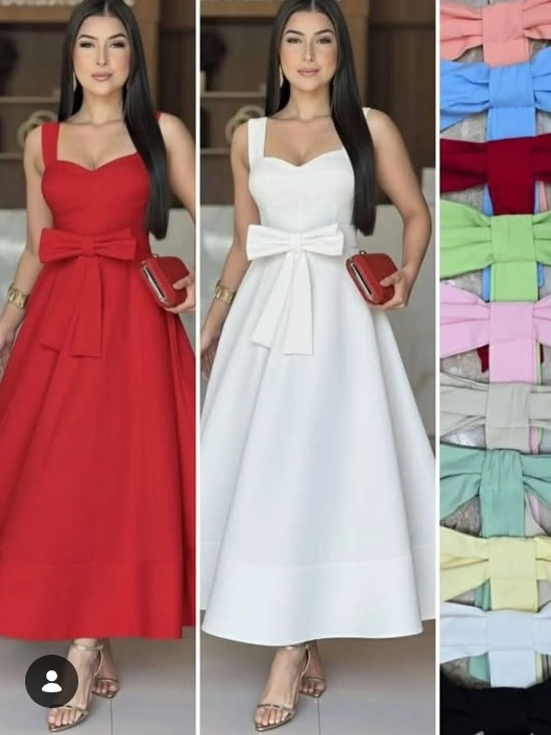 Vestido Midi feminino com bojo (14)