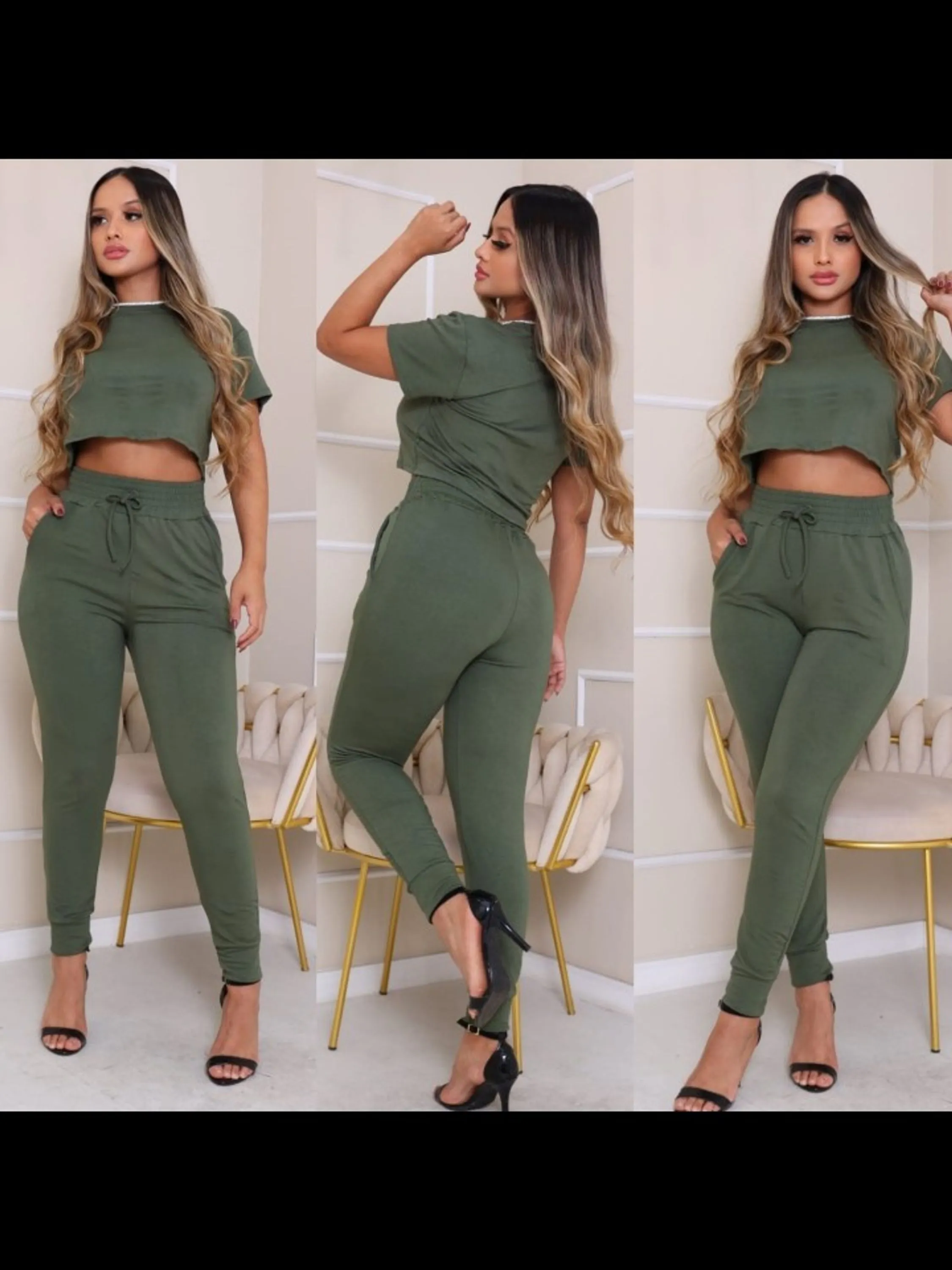 Conjunto feminino calça jogger (116)