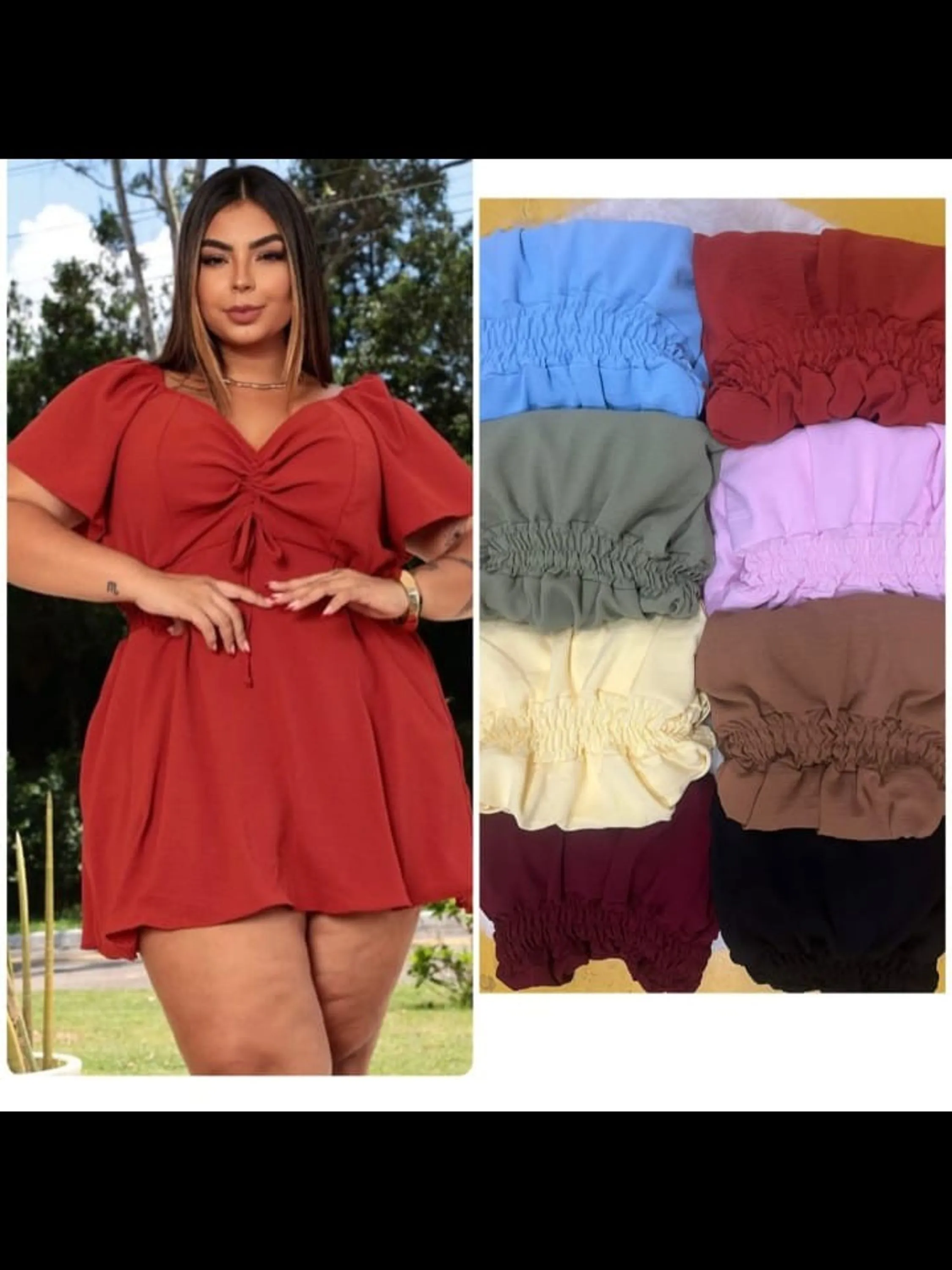 Macaquinho feminino Plus size (41)