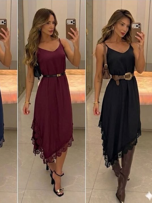 Vestido feminino com renda e bojo (14)