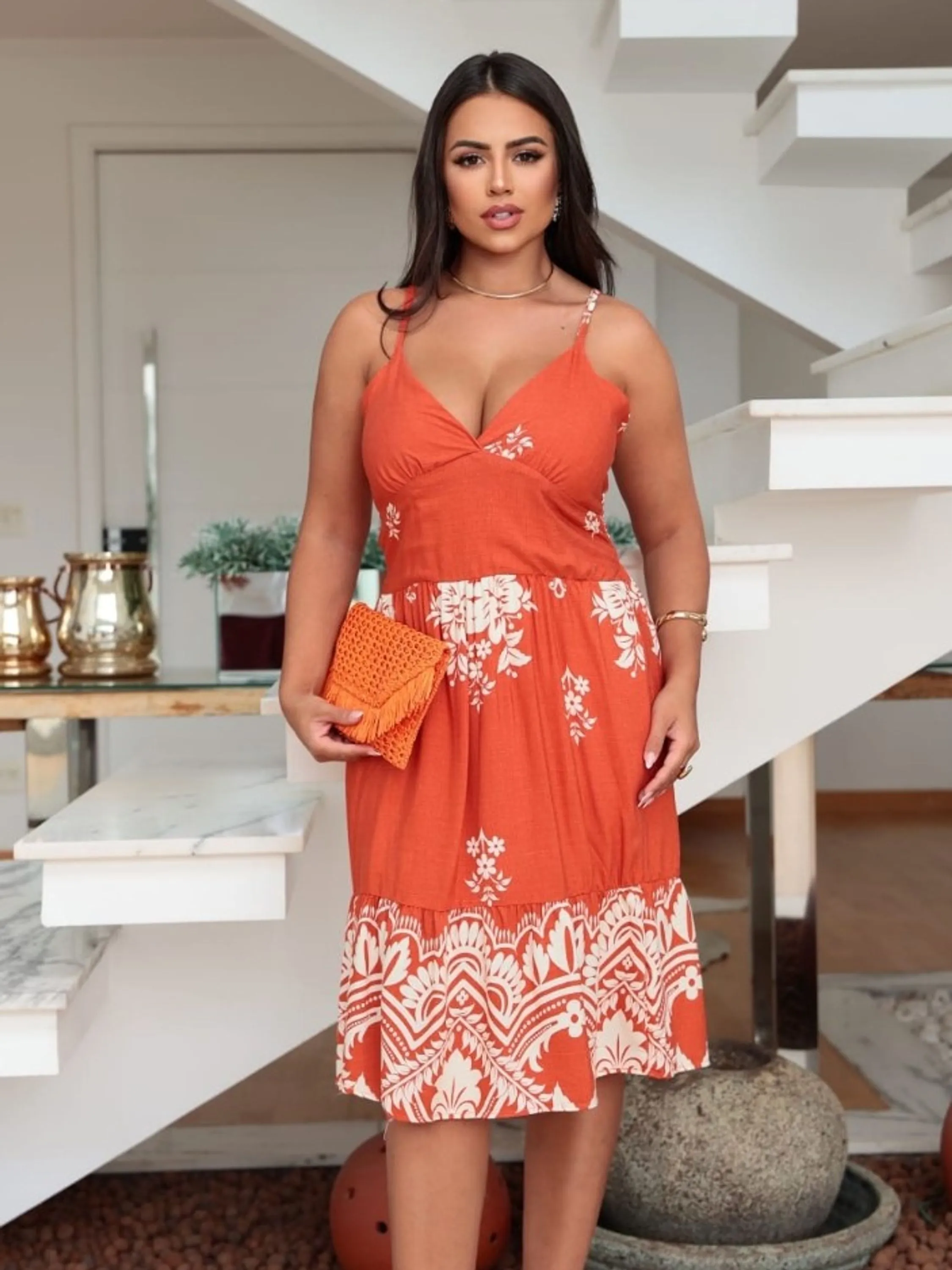 Vestido curto de alcinha feminino estampas sortidas (136)