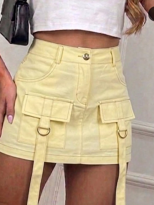 Shorts saia feminino tamanho único (14)