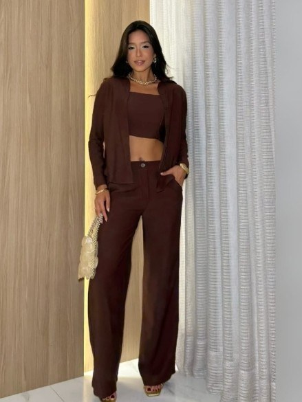 Conjunto feminino 3 peças tecido sensorial (66)