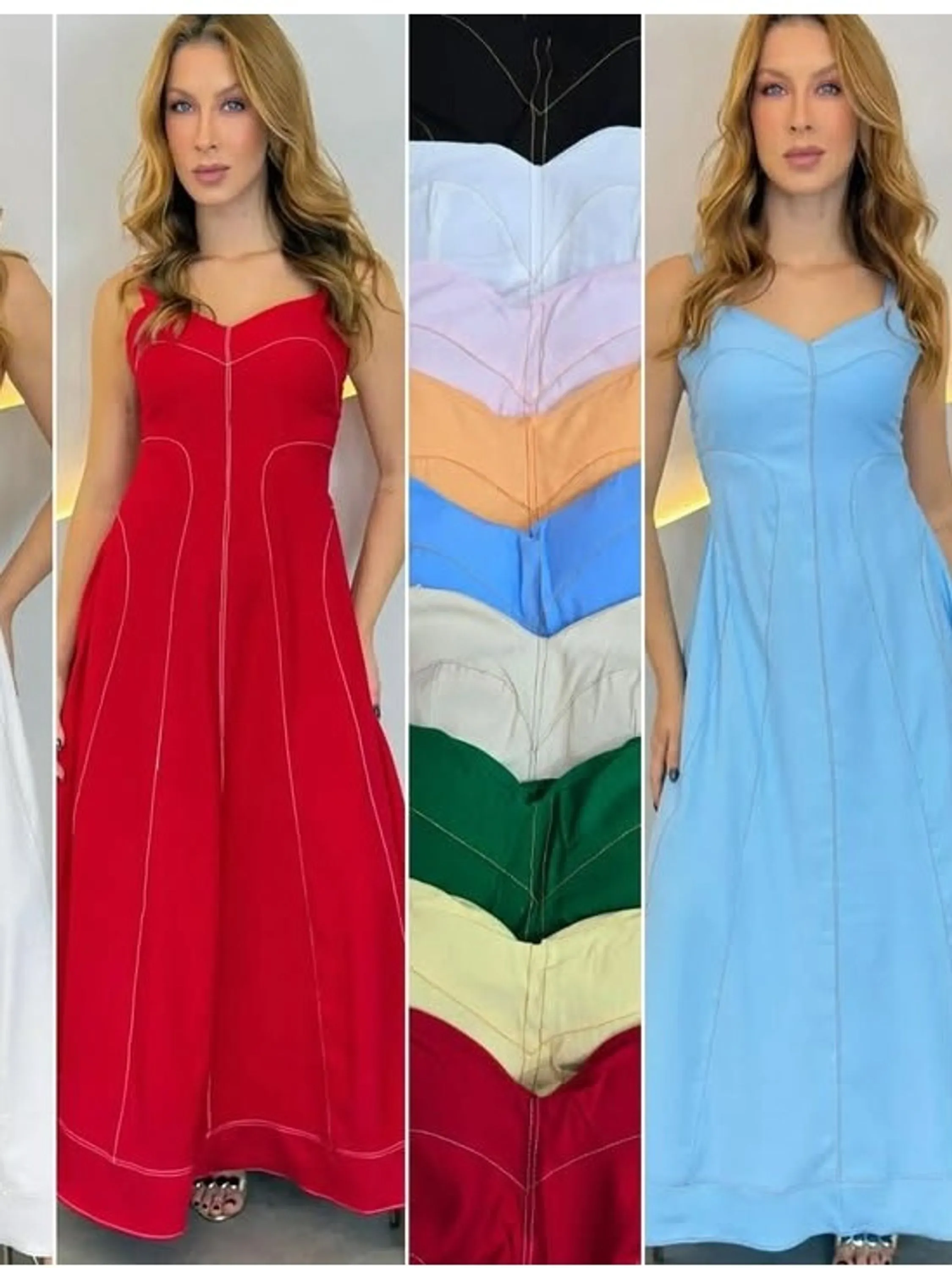 Vestido longo feminino com bojo (14)