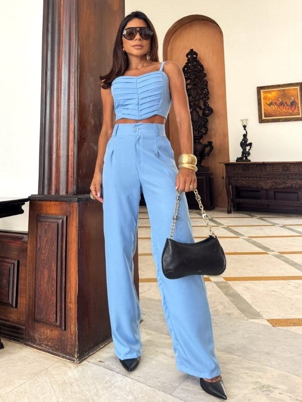 Conjunto feminino calça e cropped (156)