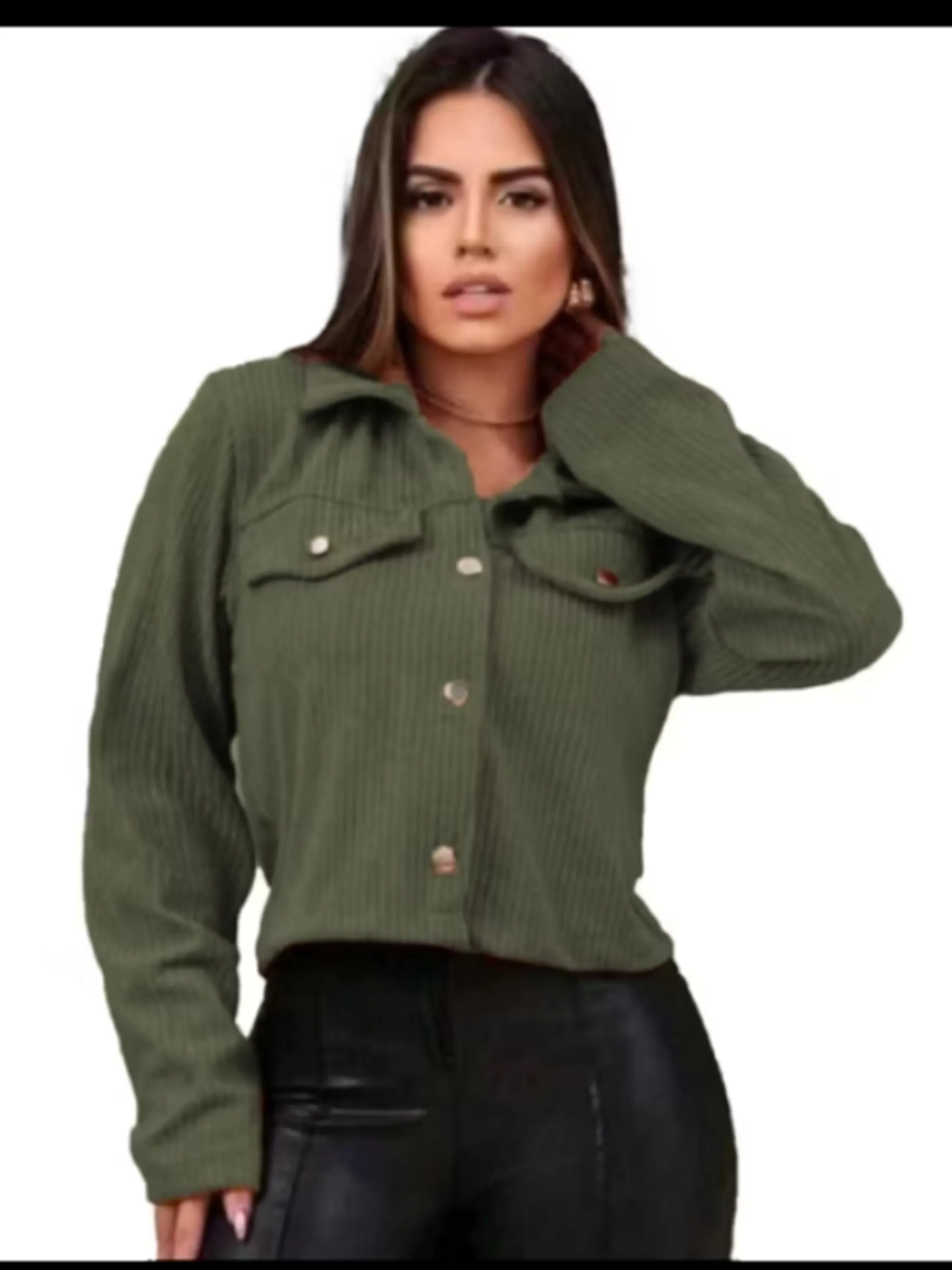 Jaquetinha feminina tamanho único