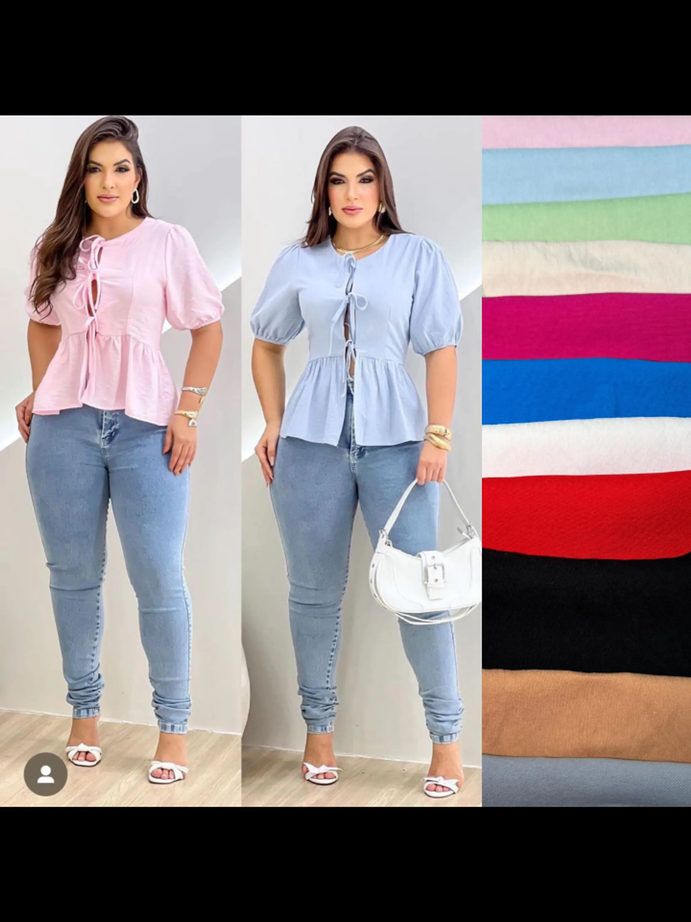 Blusinha feminina com amarração na frente tecido sensorial Marrant (03)