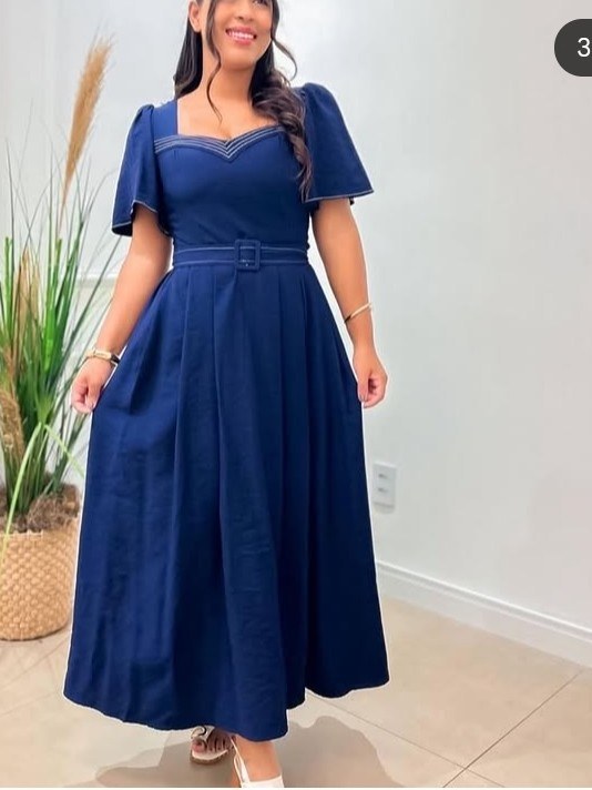 Vestido midi feminino com bojo (14)