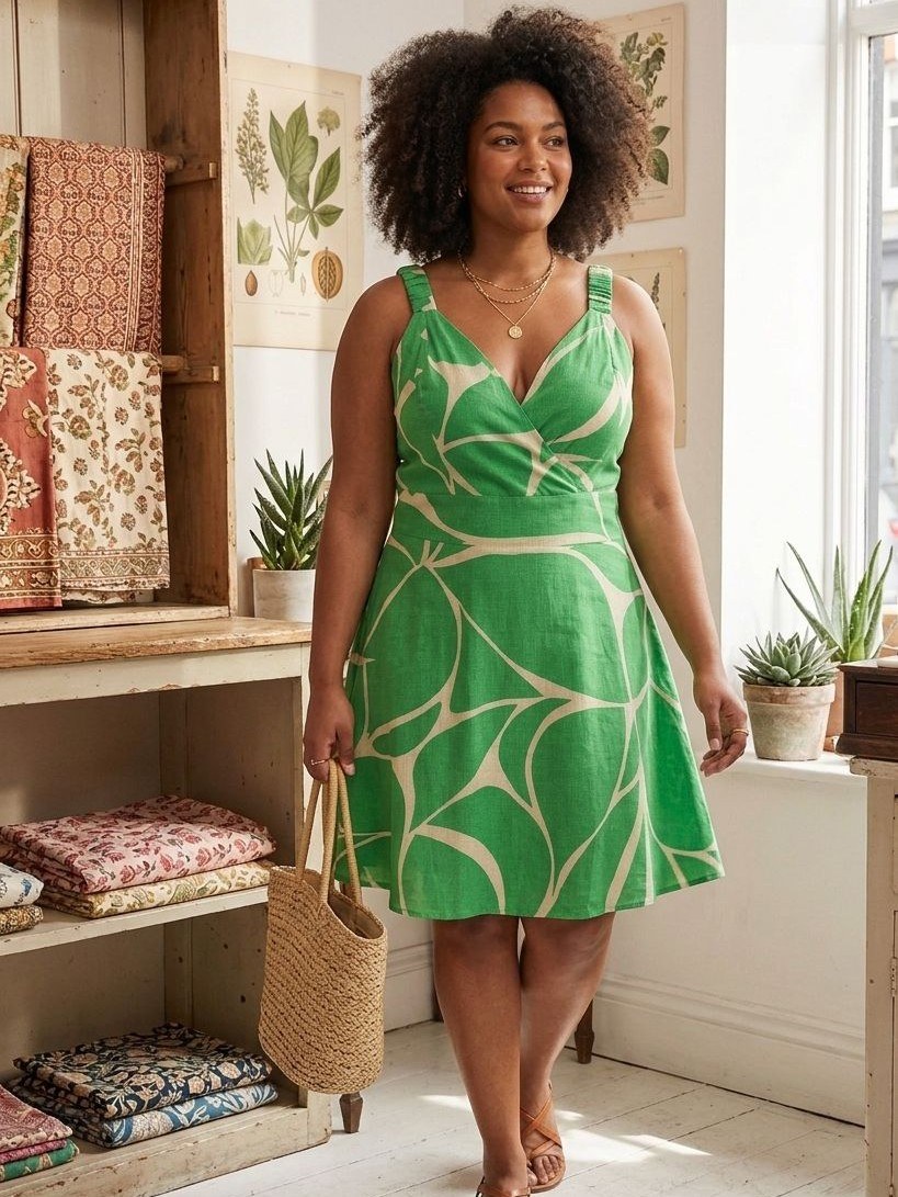 Vestido curto com alça elástico