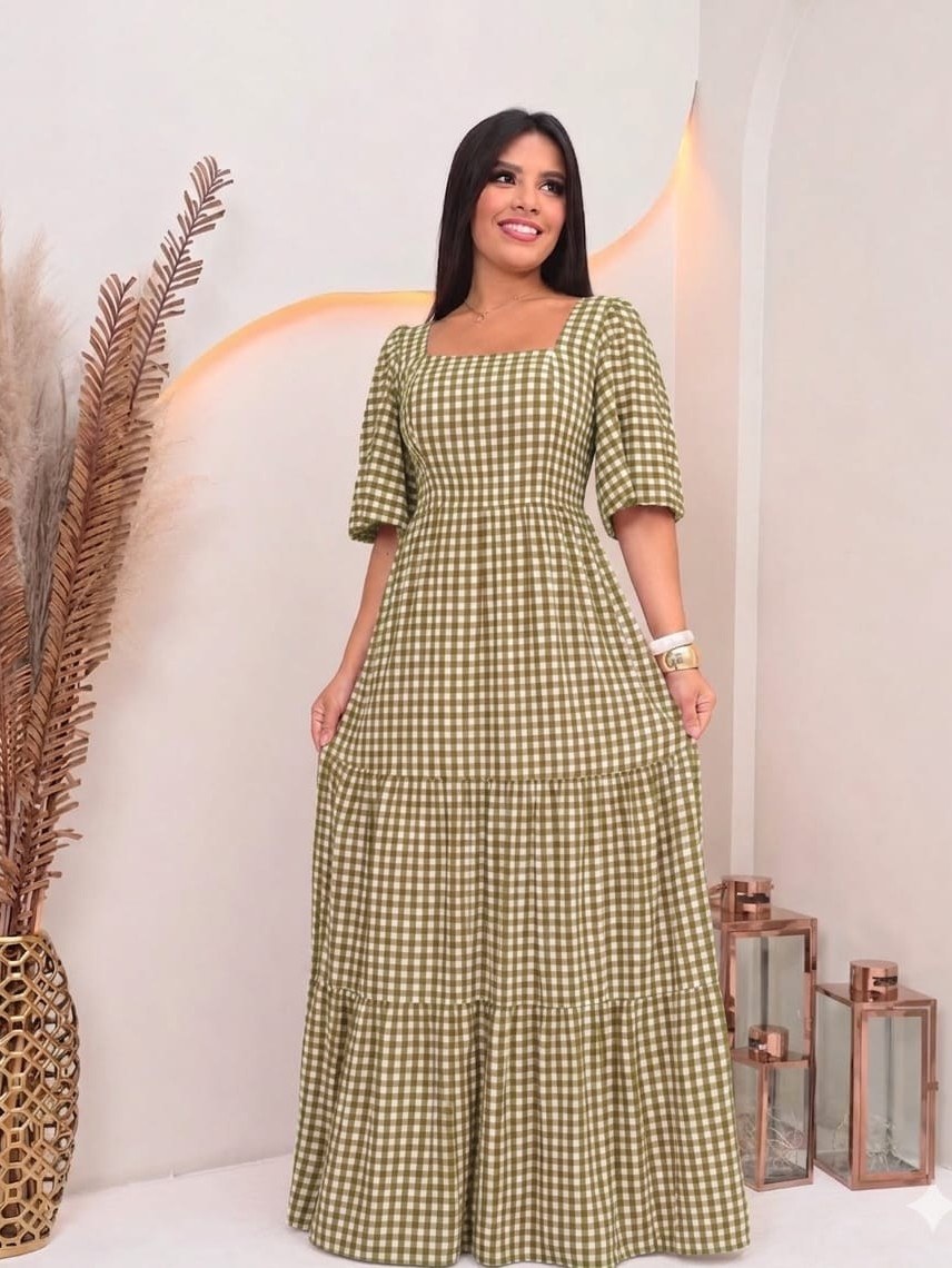 Vestido xadrez