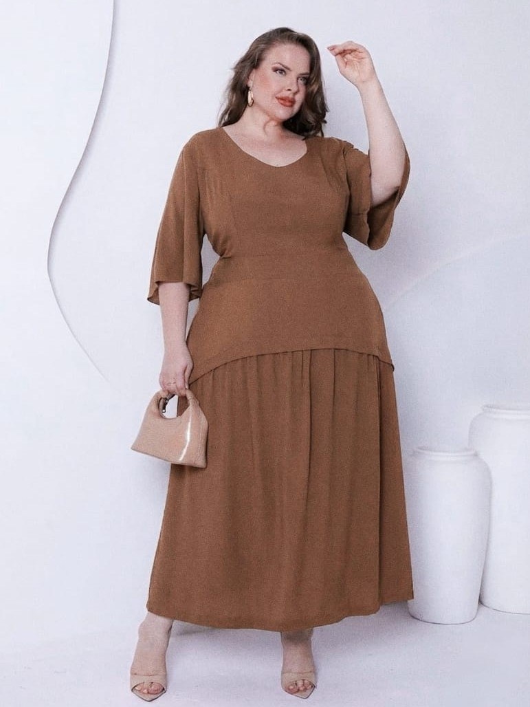 Vestido Blusê Plus