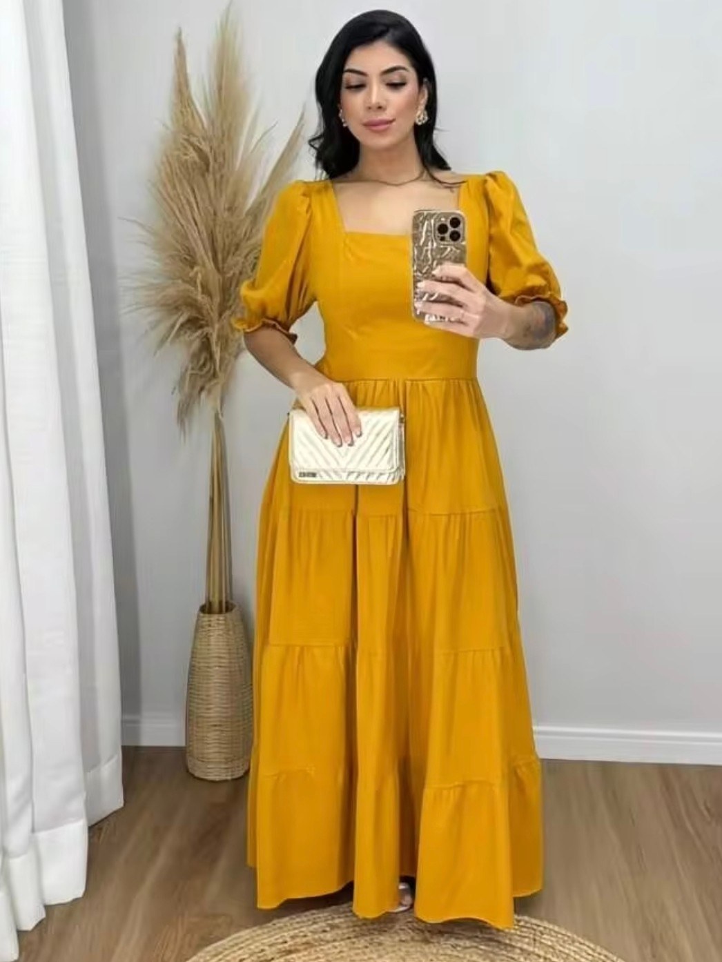 Vestido Tricoline Tamanho único G