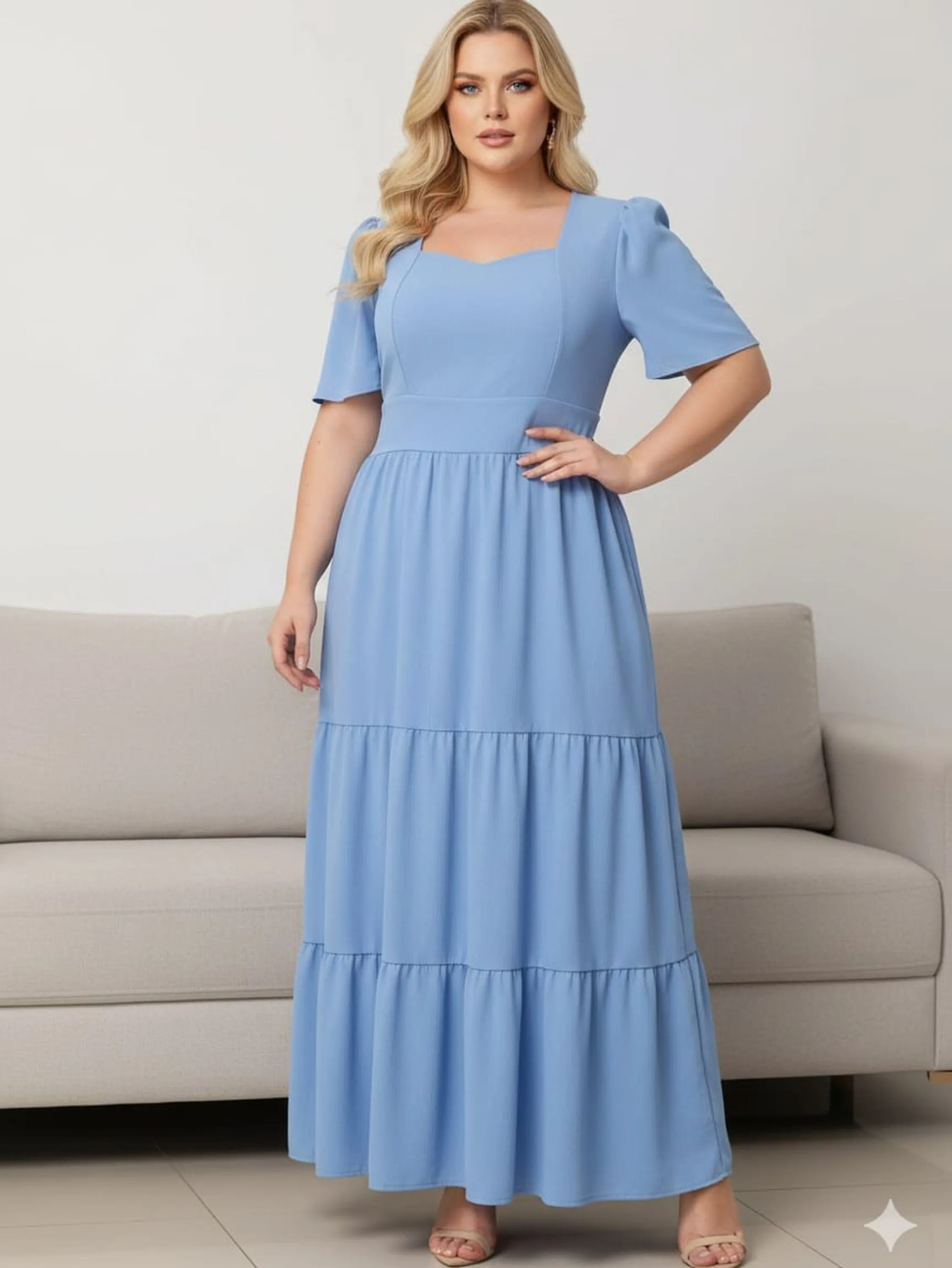 Vestido longo 3 Marias