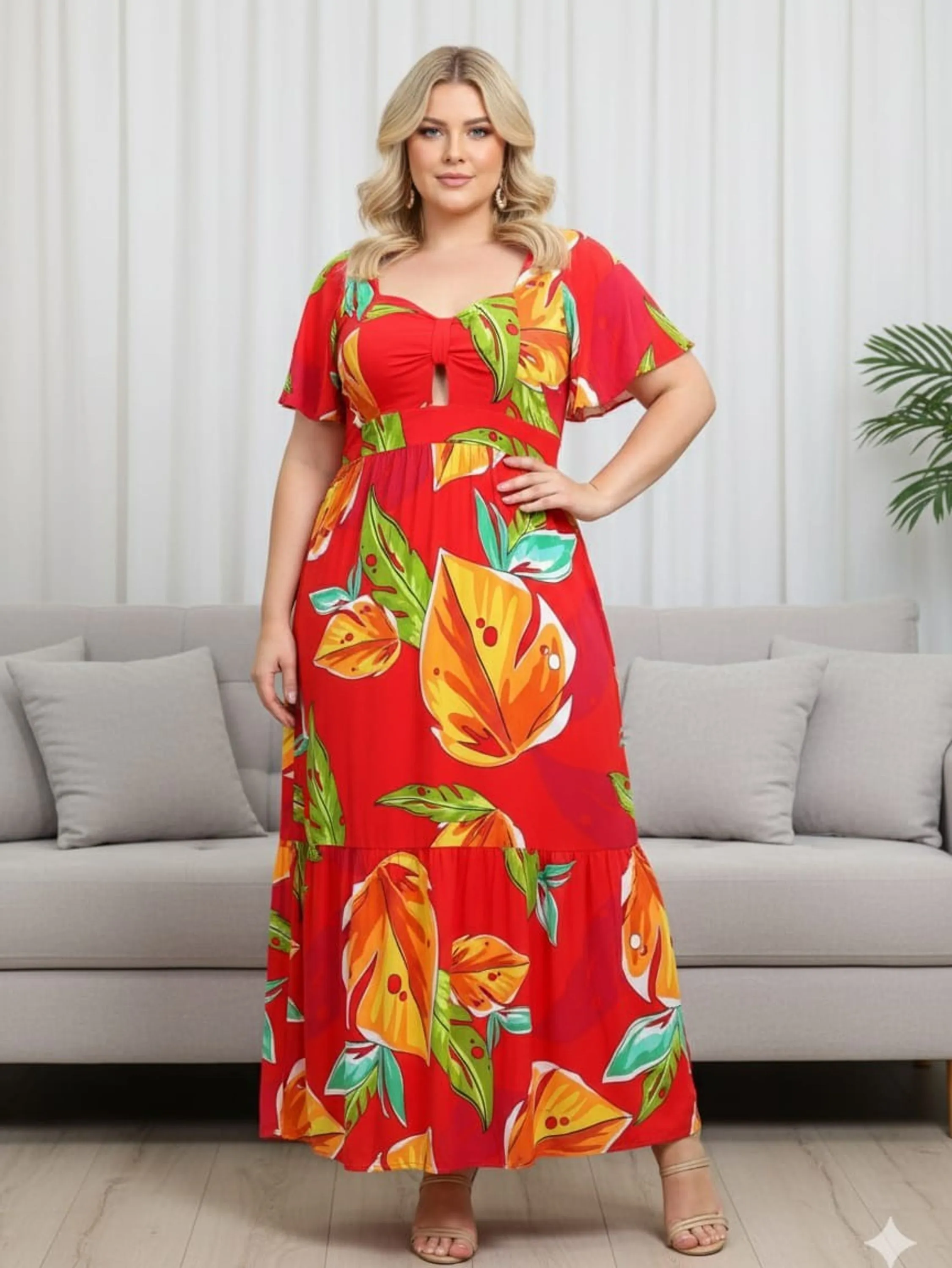 Vestido longo verão