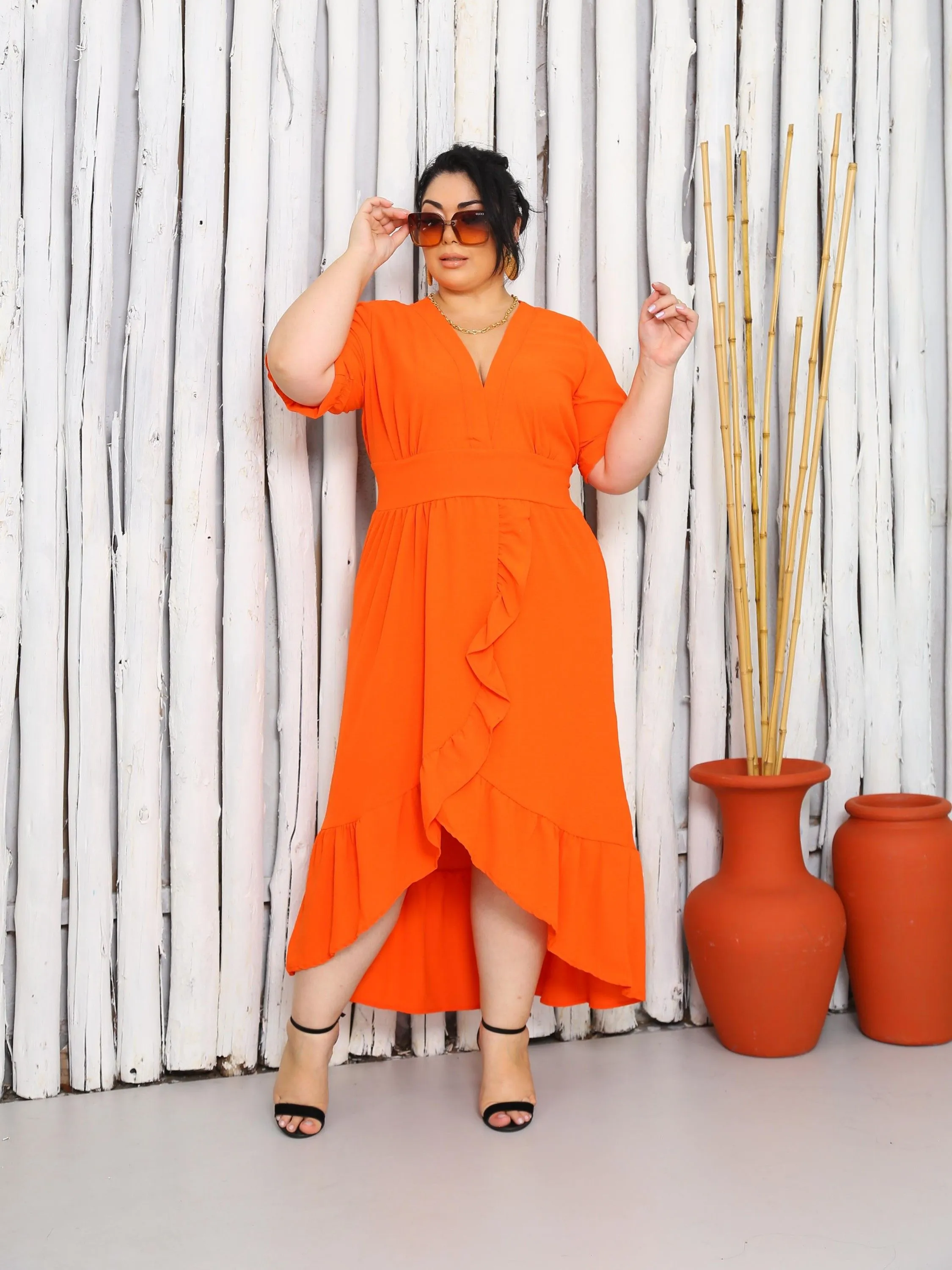 Vestido Midi Plus Size