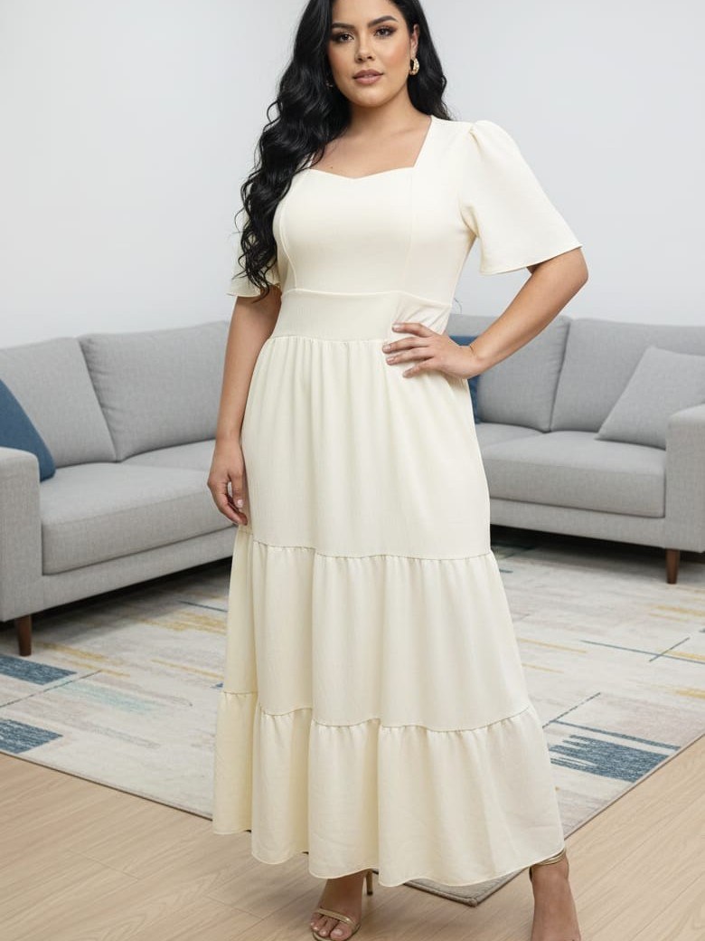 Vestido longo 3 Marias