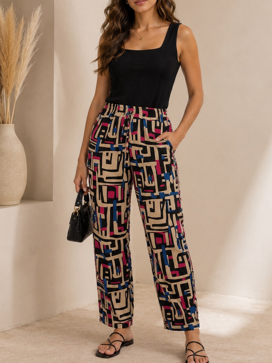 Pantalona estampada