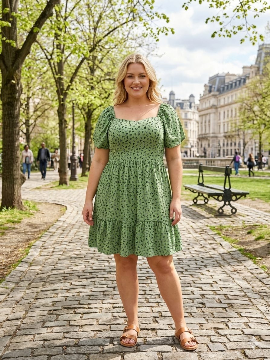 Vestido curto feminino