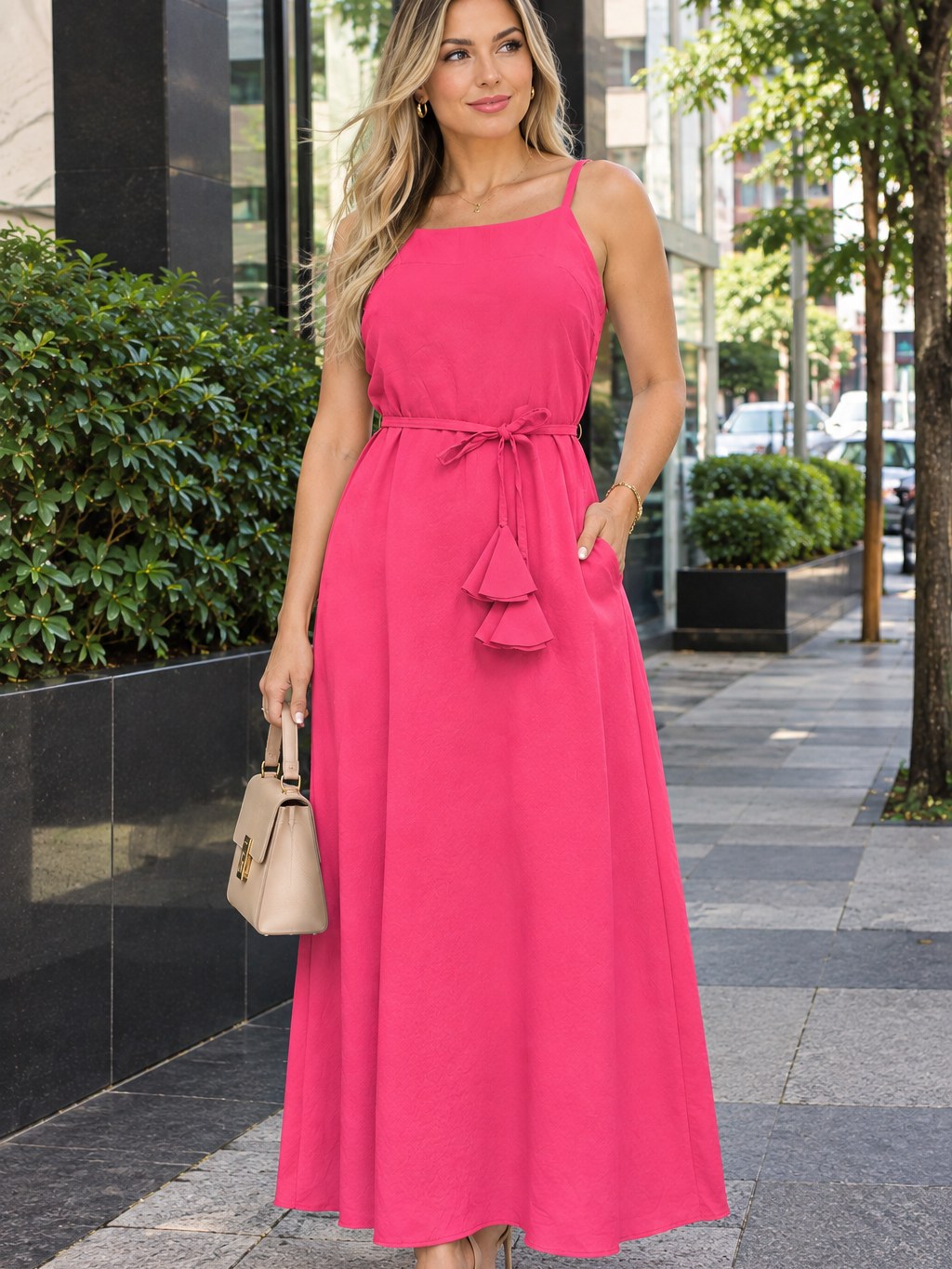 Vestido Feminino de alça Regulavel