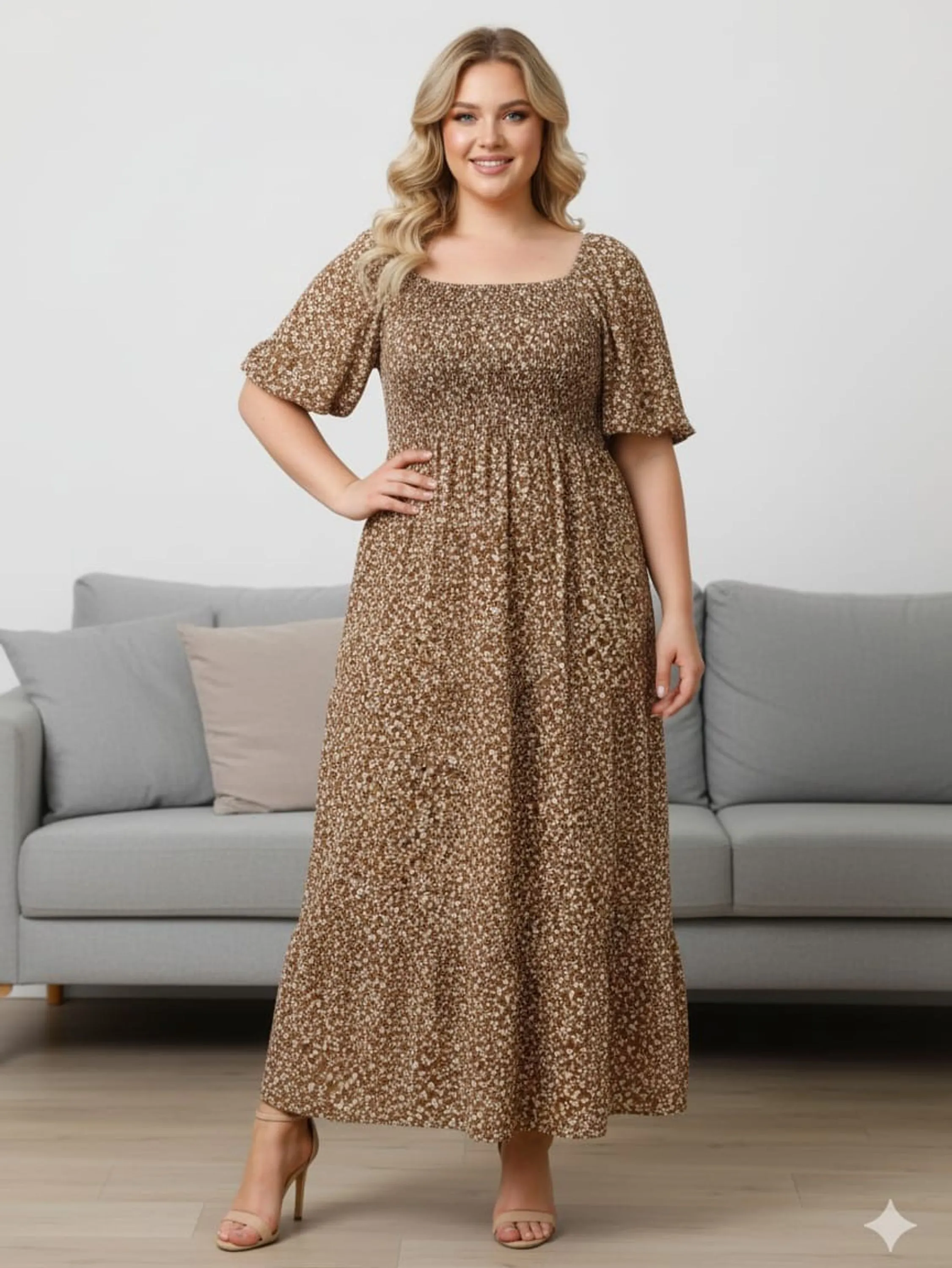 Vestido lastex frente e costa