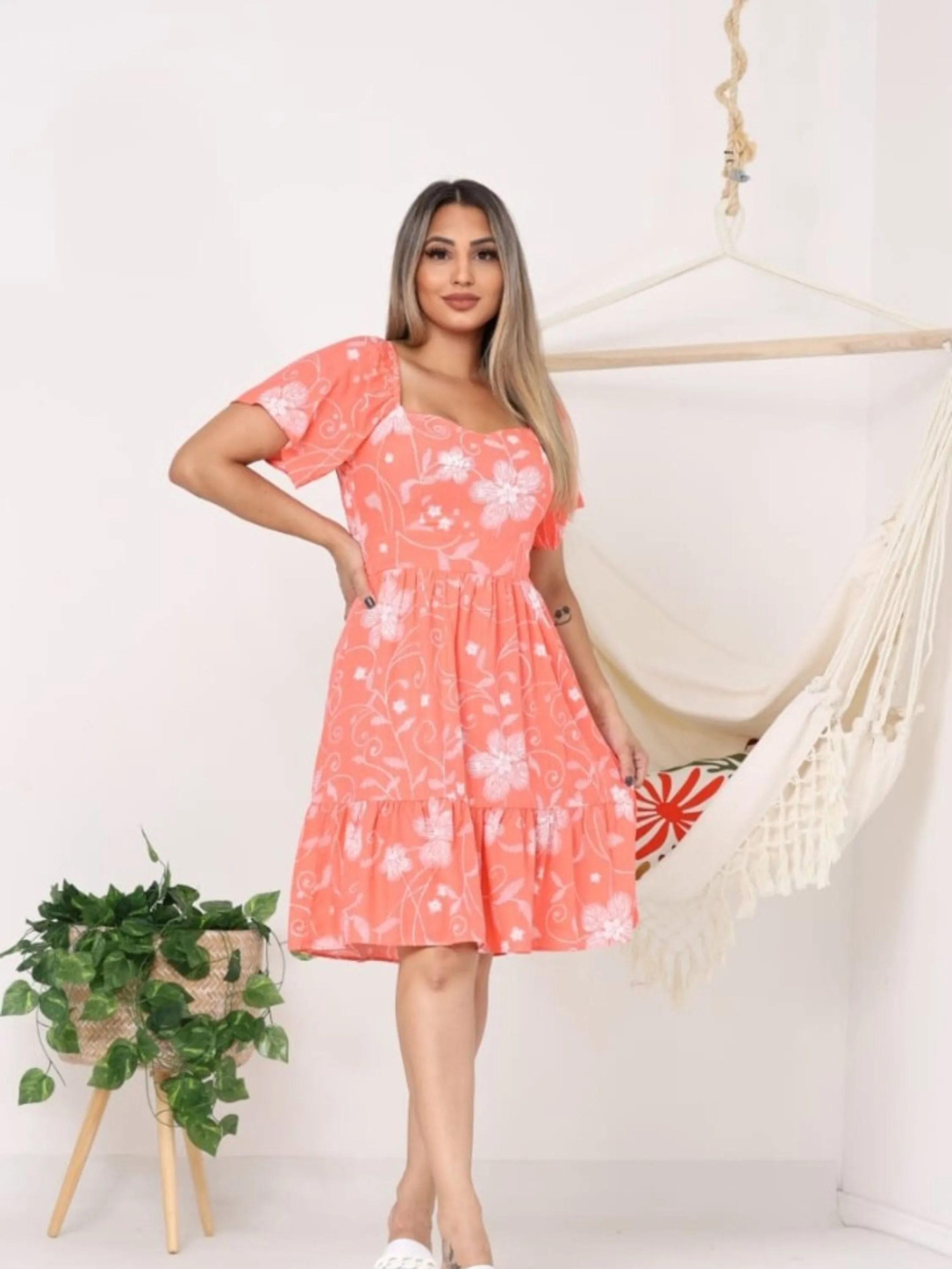 Vestido curto Slim