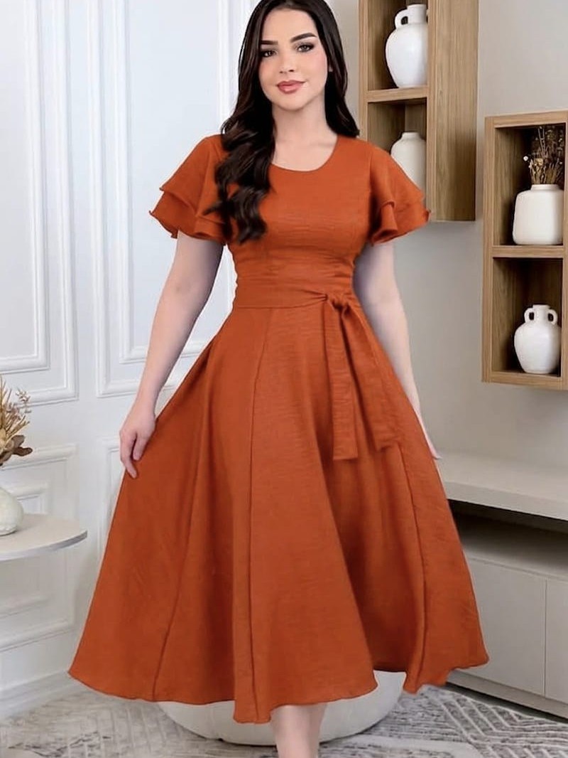 Vestido longuete Slim