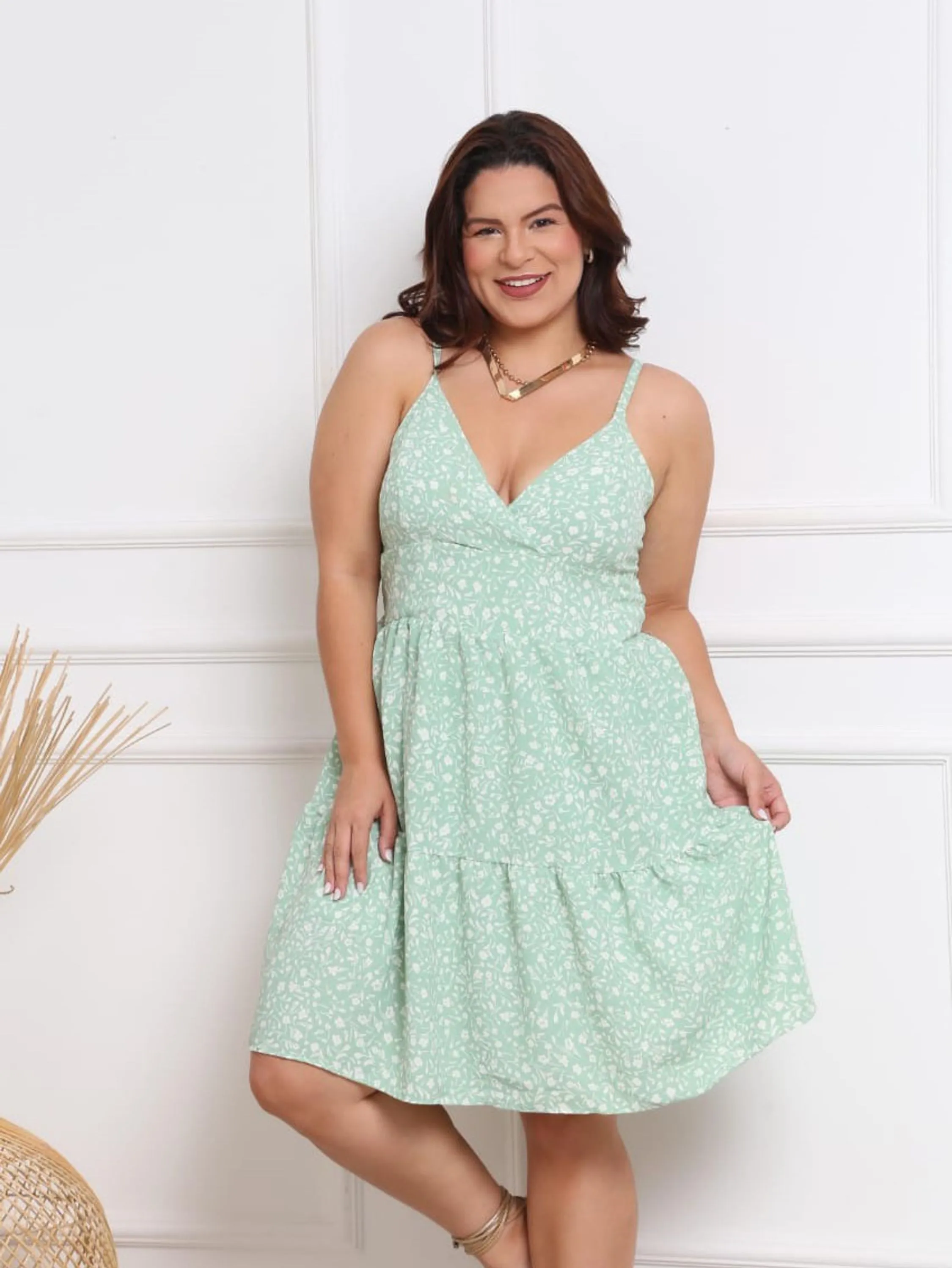 Vestido curto PlusSize