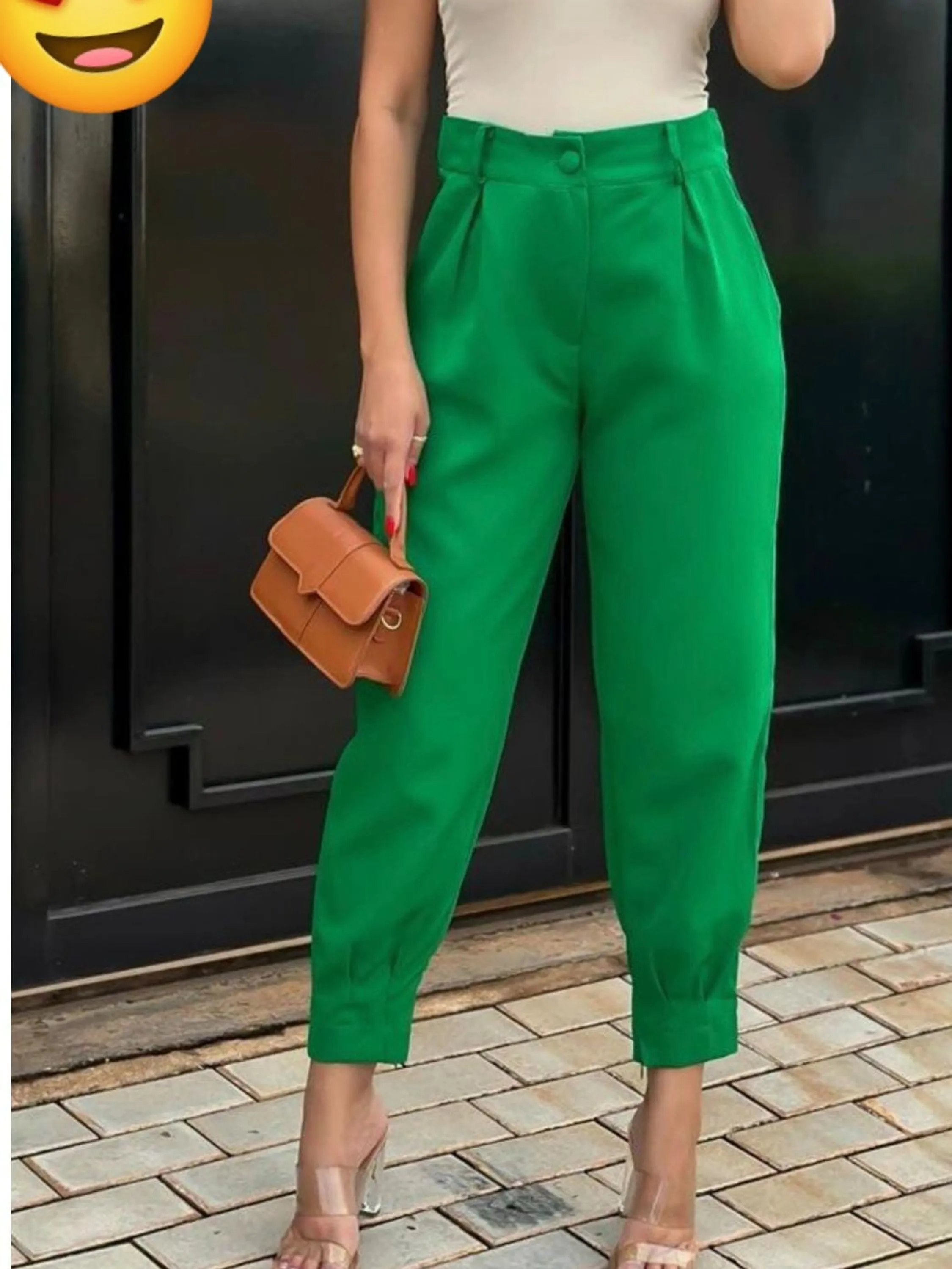 Calça de linho social