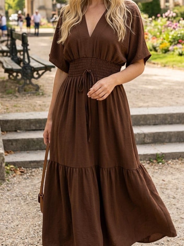 Vestido MIDI manga Japonesa