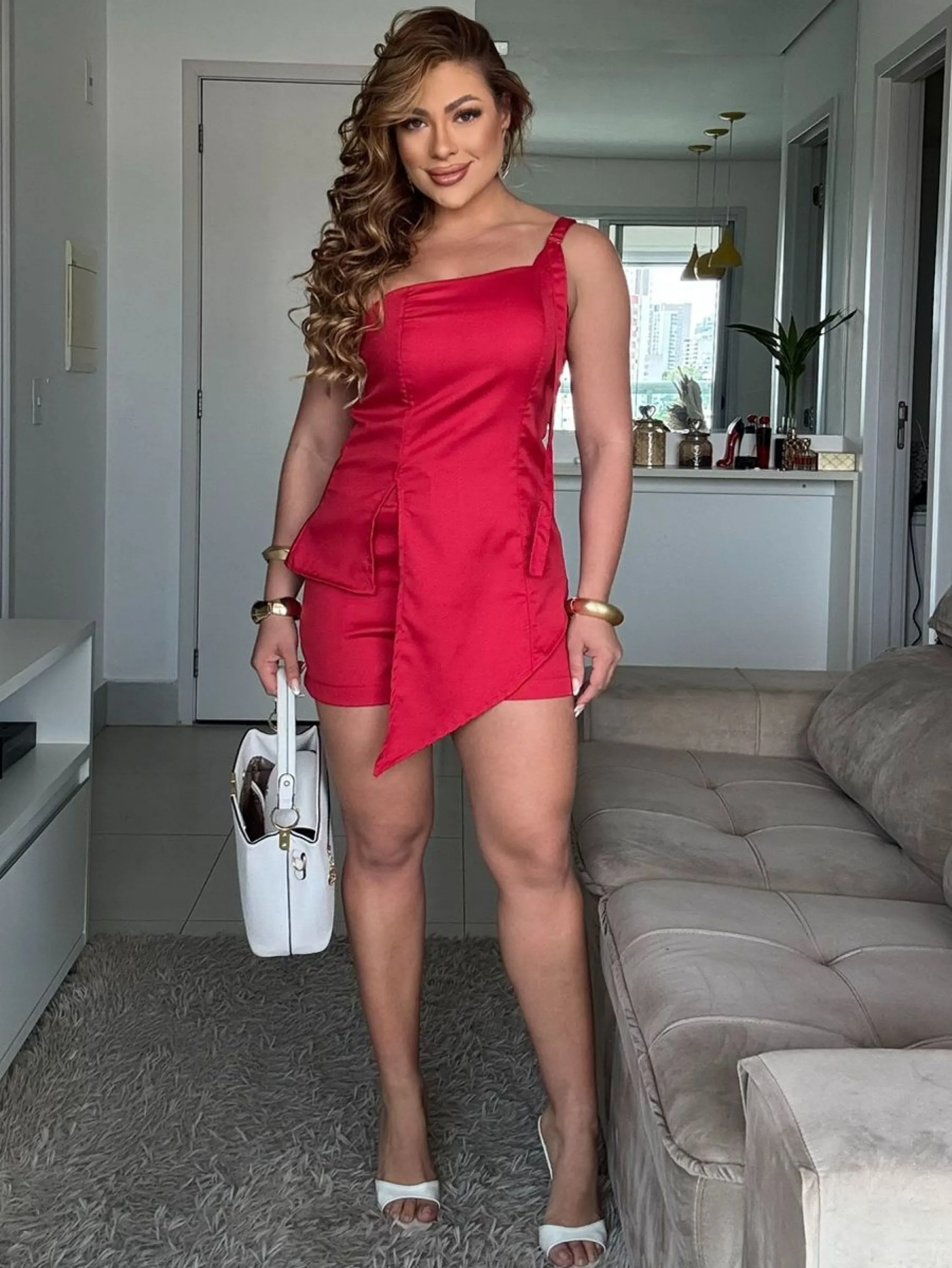 Conjunto Dulce vermelho