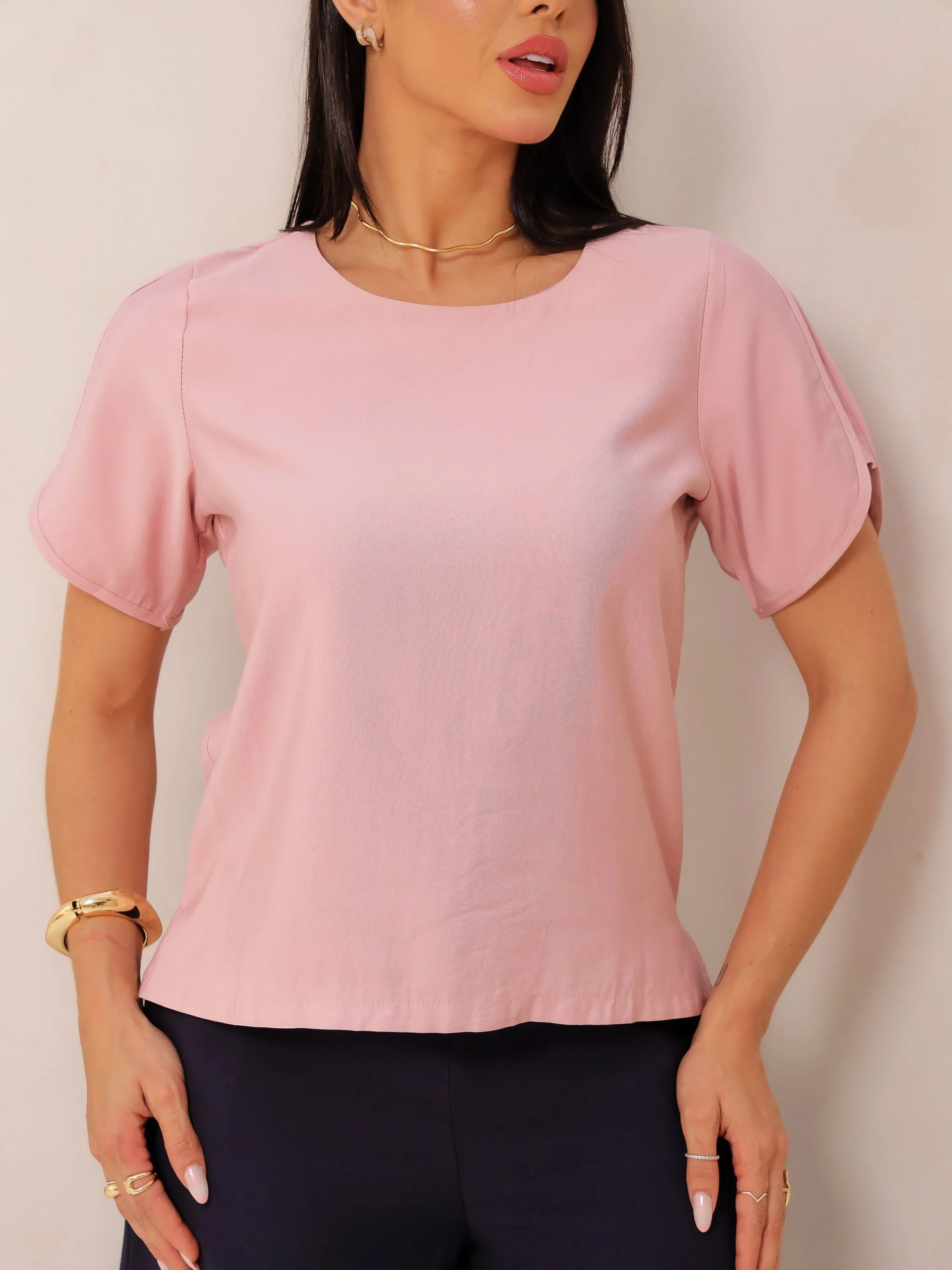 PY818  -  Blusa Essencial Coral