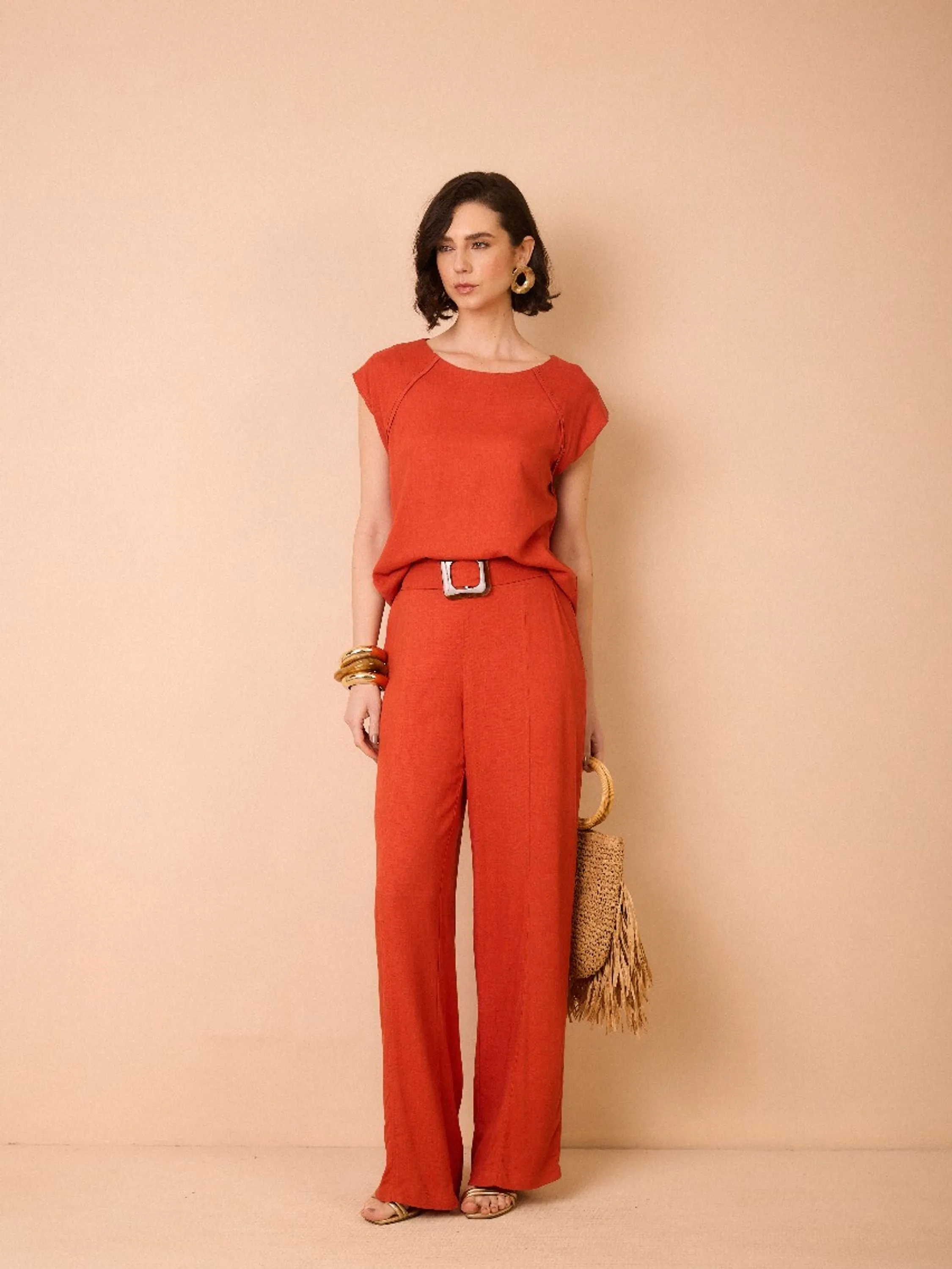 ST502 - Conjunto Arabela Calça e Blusa