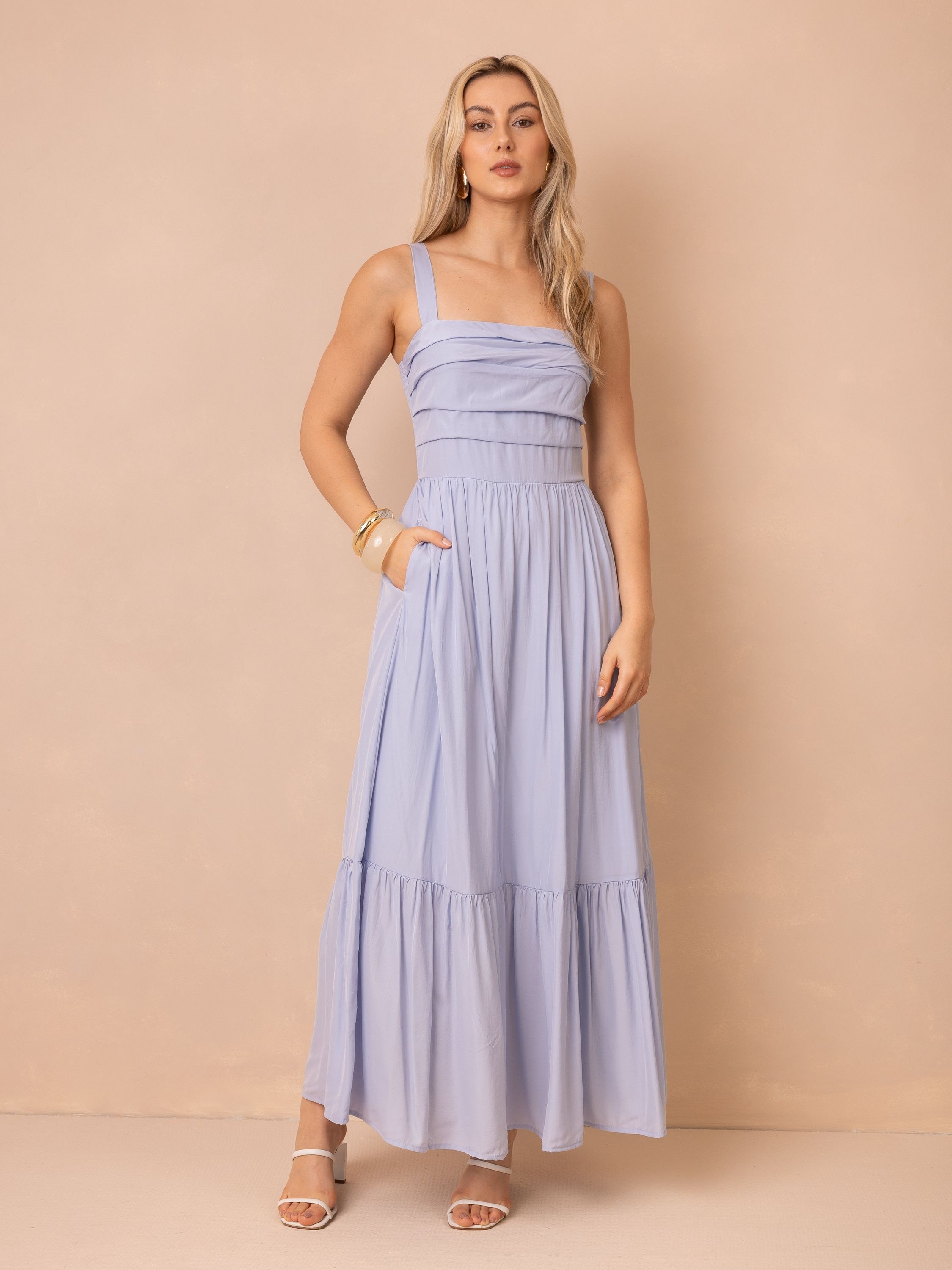 SML27 - Vestido Emma Drapeado slim