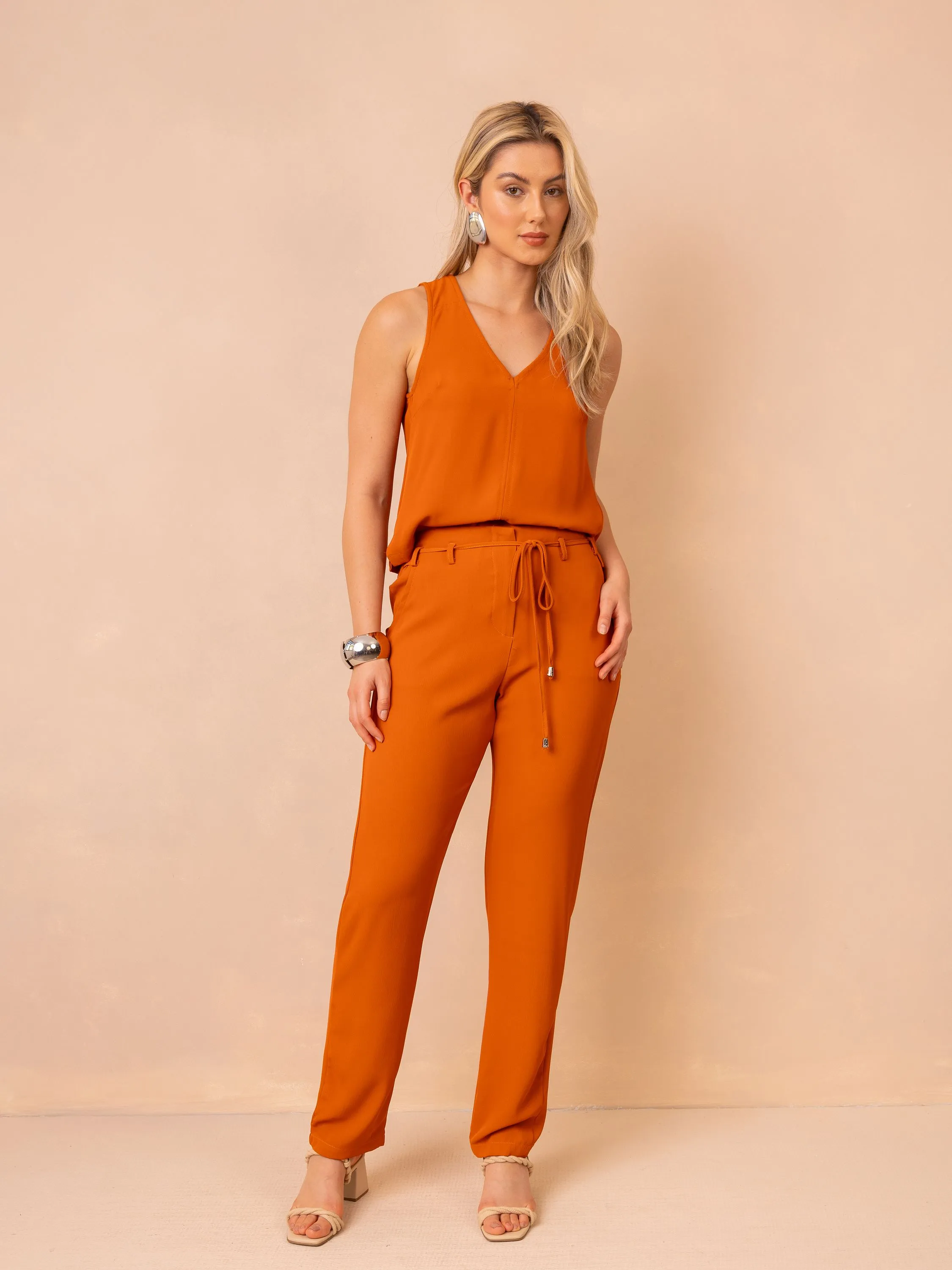 HZ32 - Conjunto Cecilia Alfaiataria Calça e Blusa