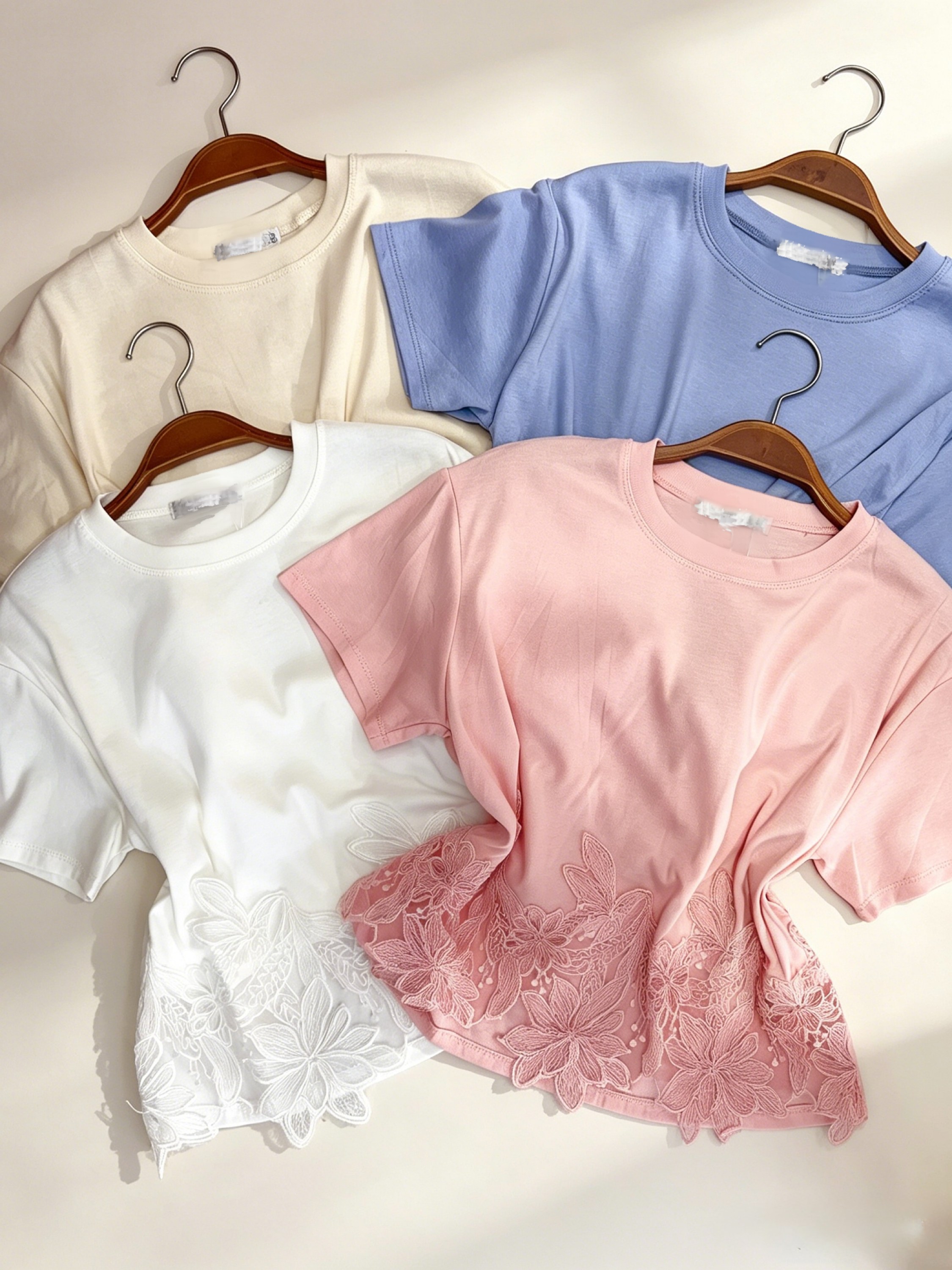 Blusa de cropped algodão com renda importado Pedro ji