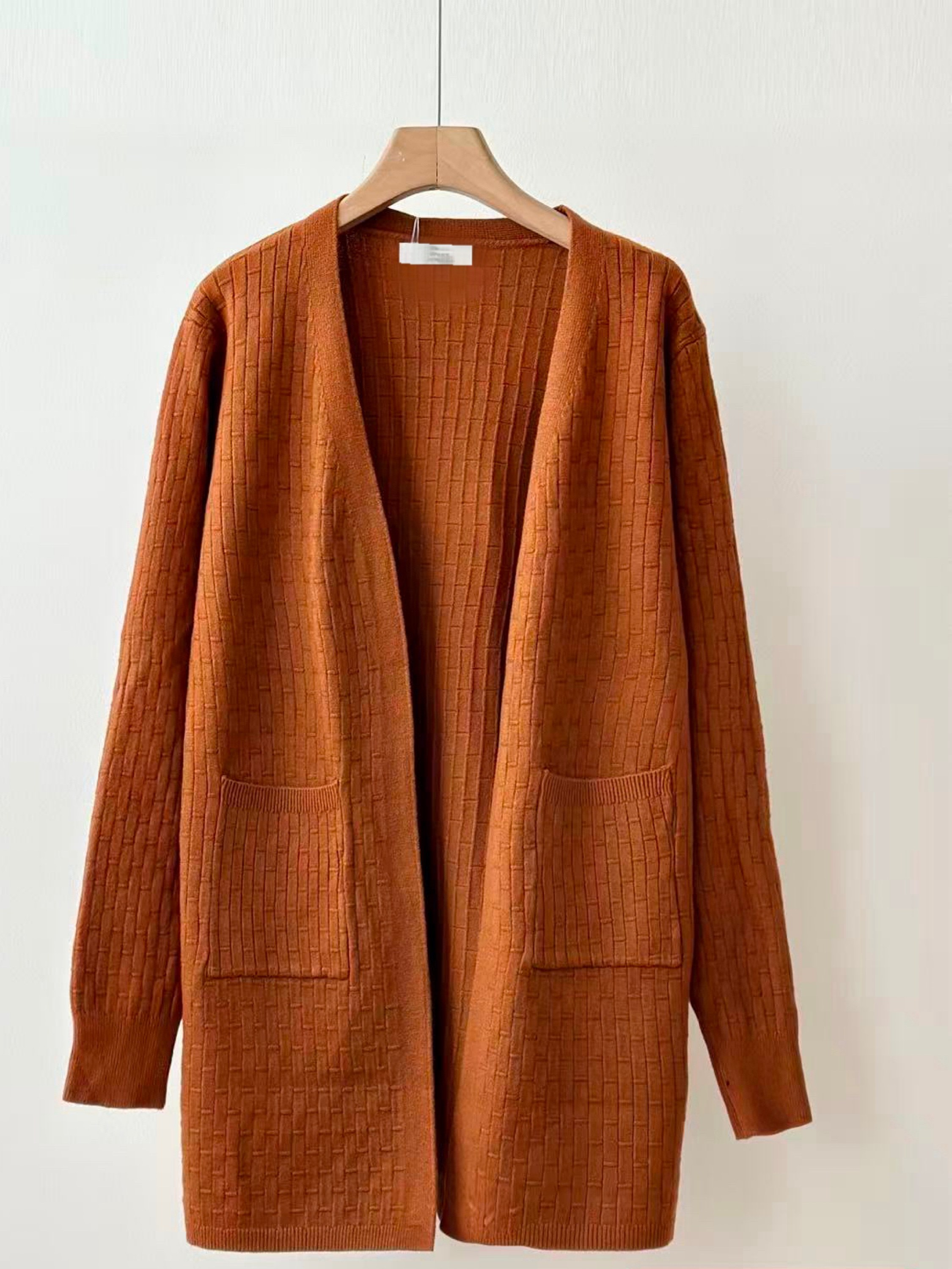 Cardigan de modal com bolso importado pedro ji