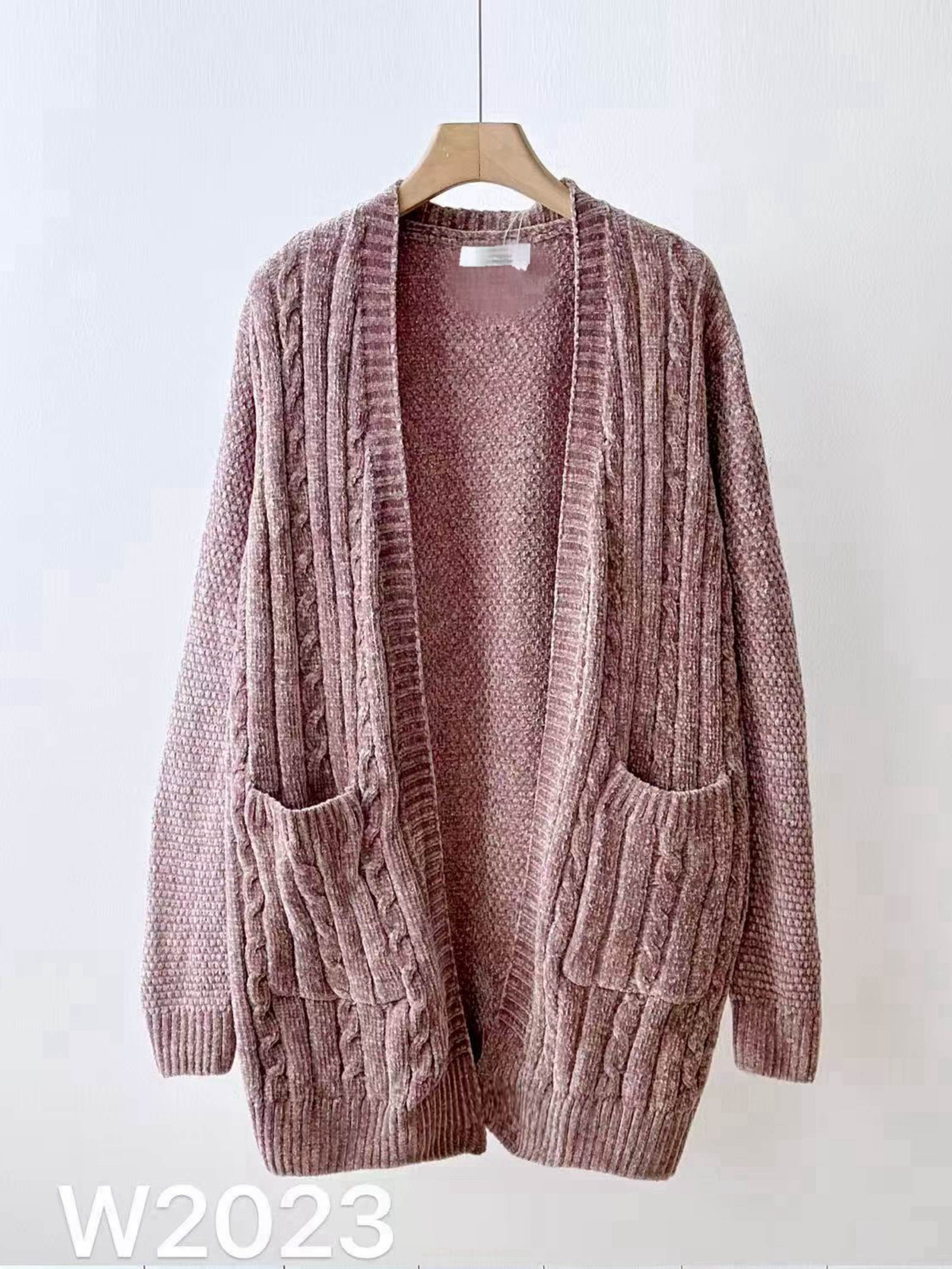 Cardigan de chenile importado pedro ji