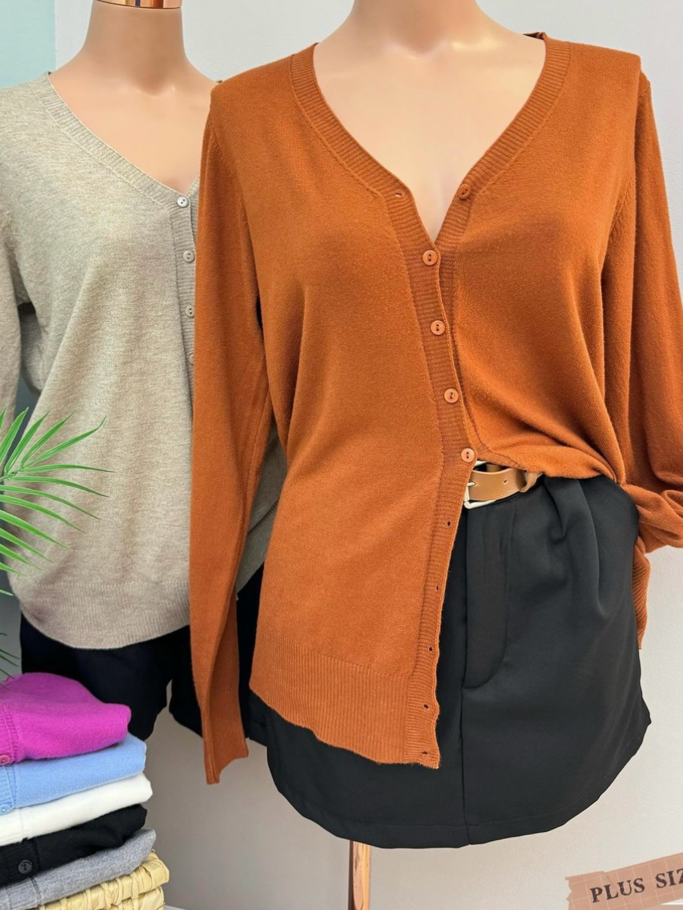 Casaco de modal com botão (plus) importado pedro ji